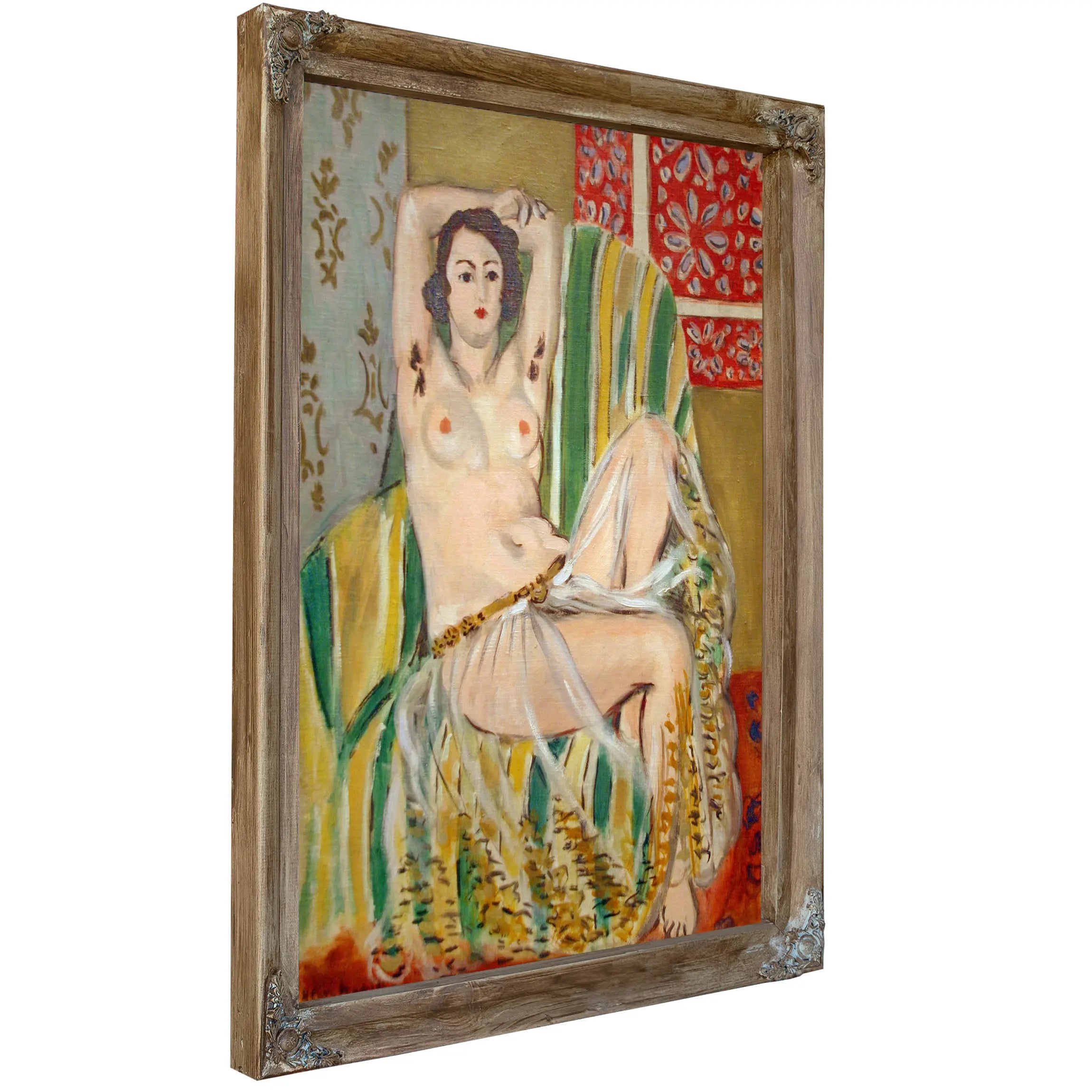 Odalisque With Striped Armchair by Henri Matisse
