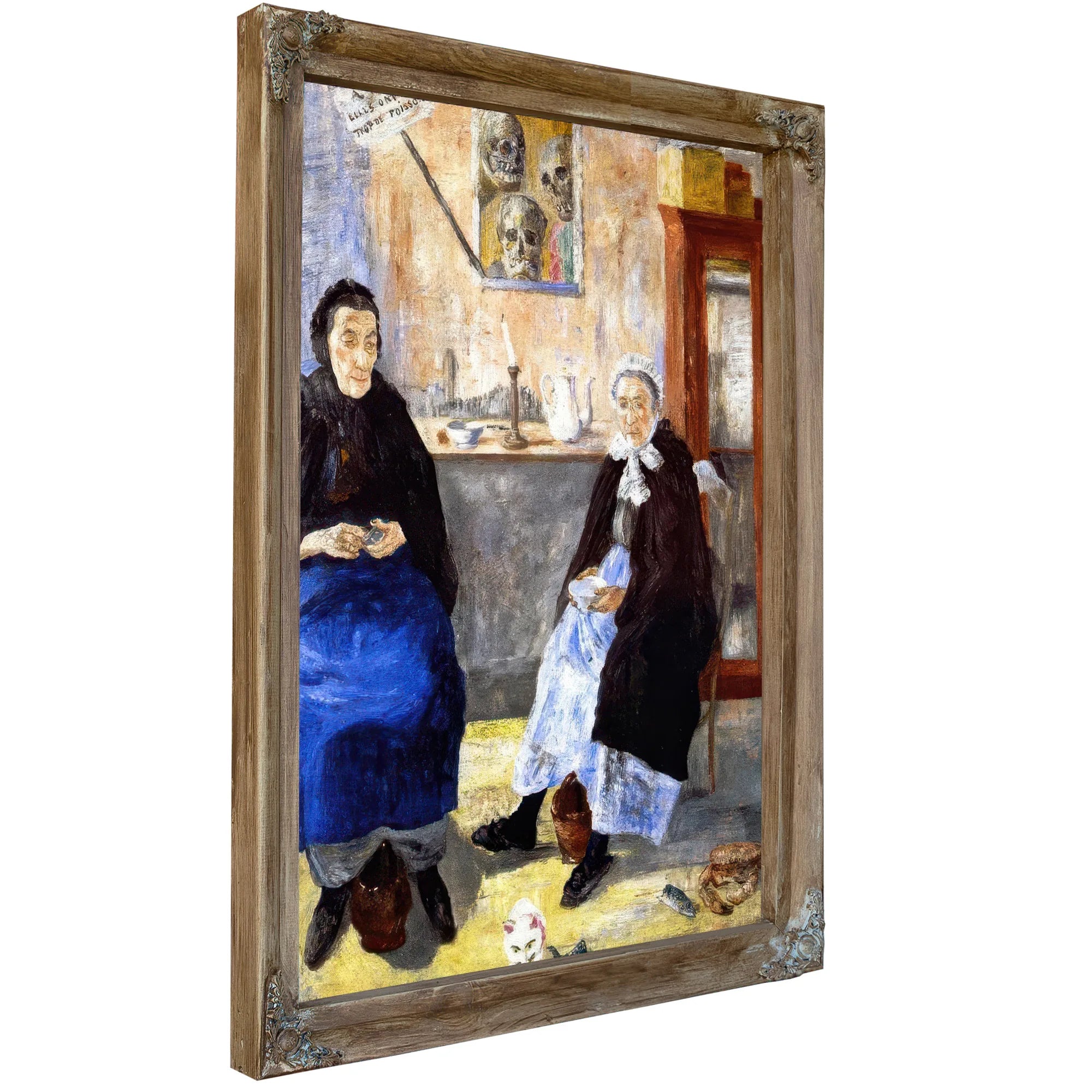 Melancholy Fishwives By James Ensor Fine Art Print