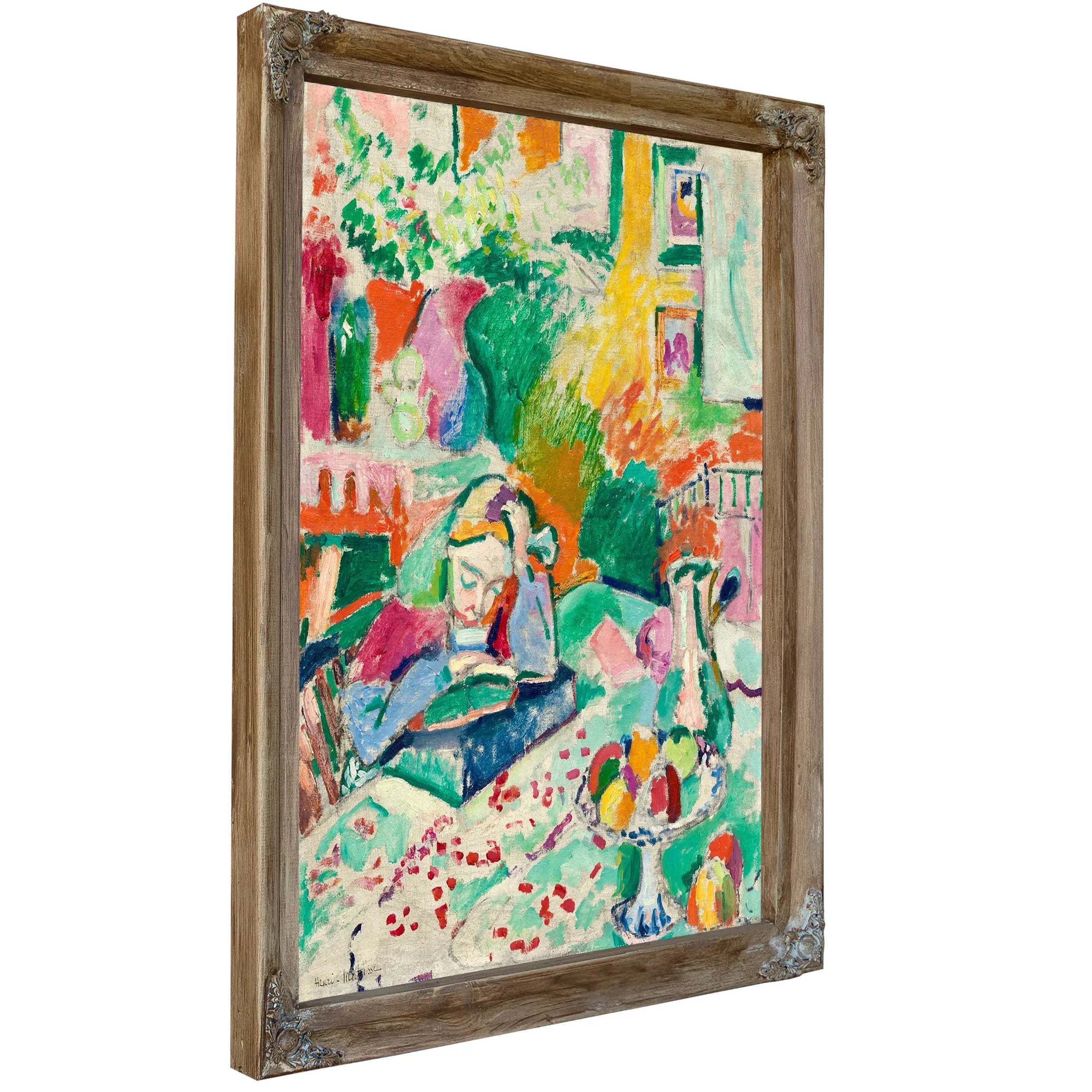 Interior With A Young Girl (Girl Reading) by Henri Matisse