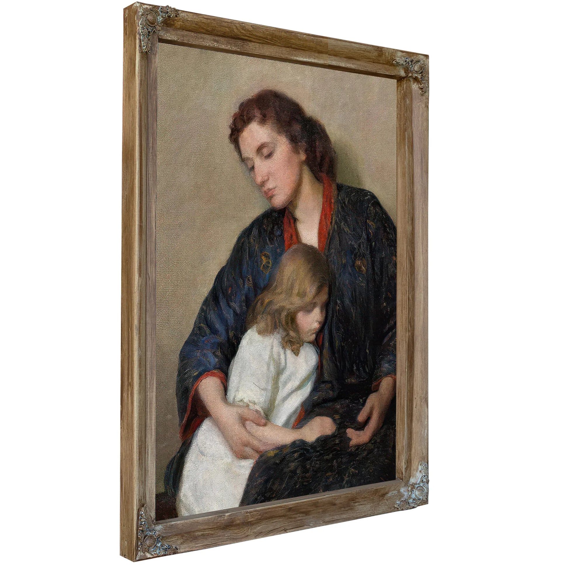 Mother, Sara And The Baby By Mary Cassatt Fine Art Print
