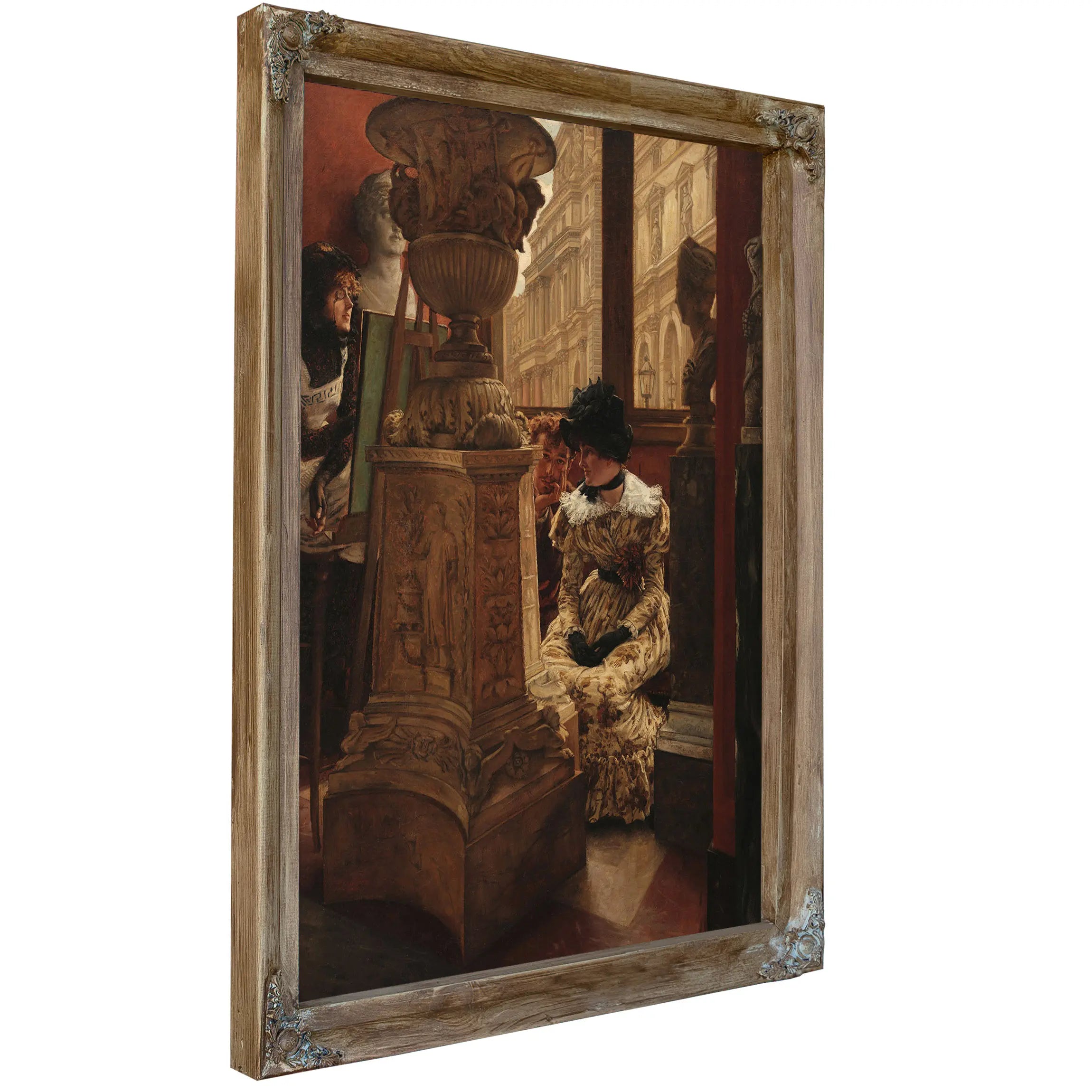 In The Louvre L Esthetique by James Tissot