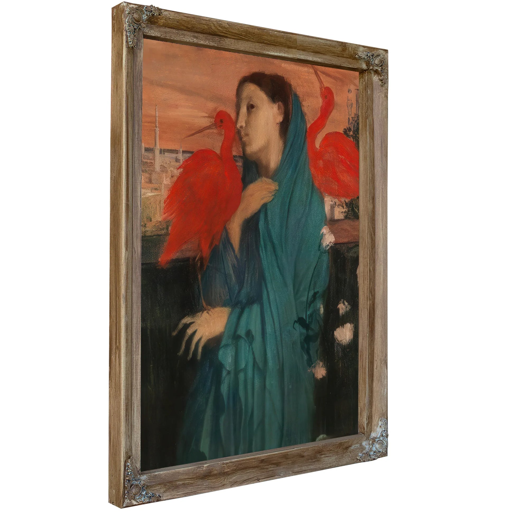 Young Woman With Ibis By Edgar Degas Fine Art Print