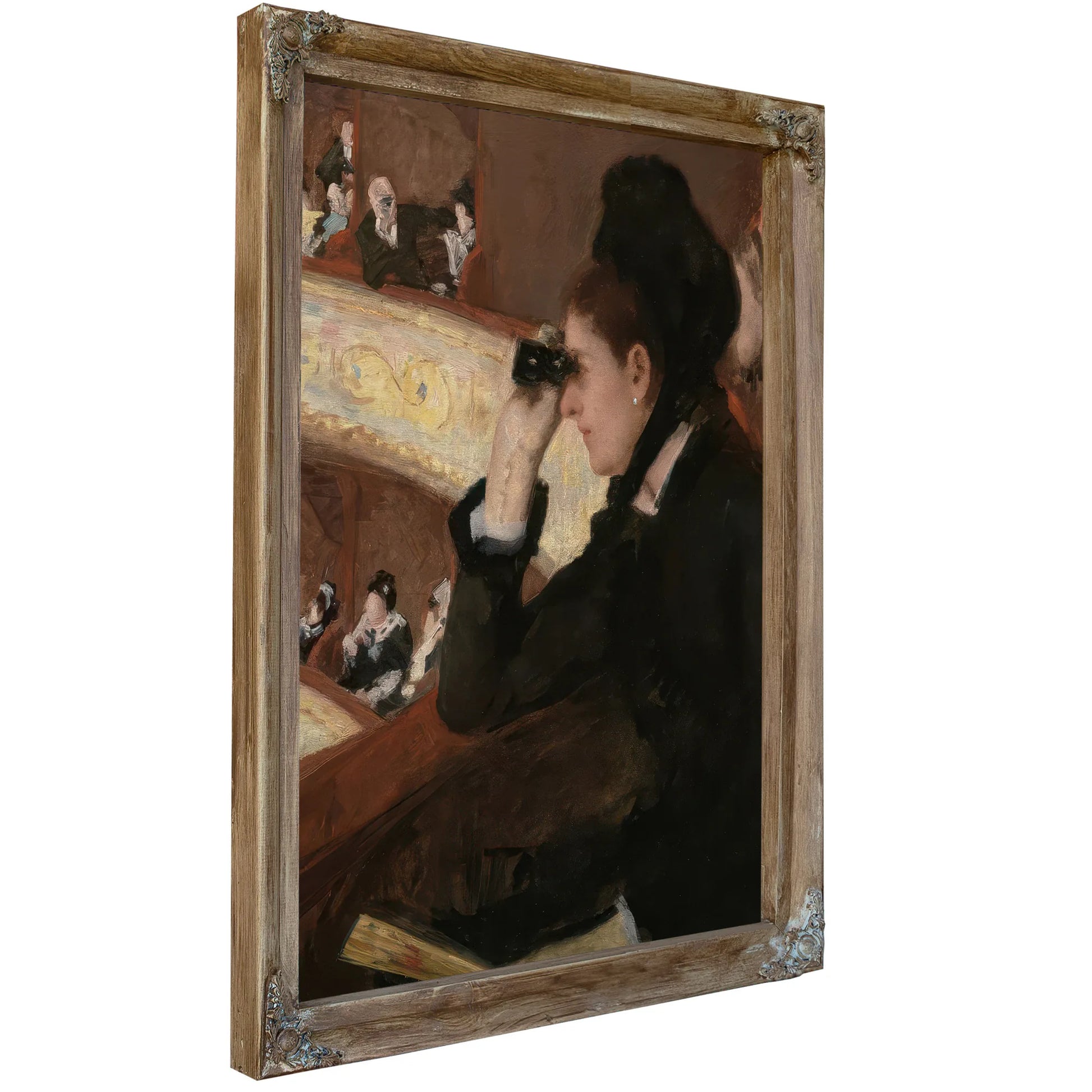 In The Loge By Mary Cassatt Fine Art Print