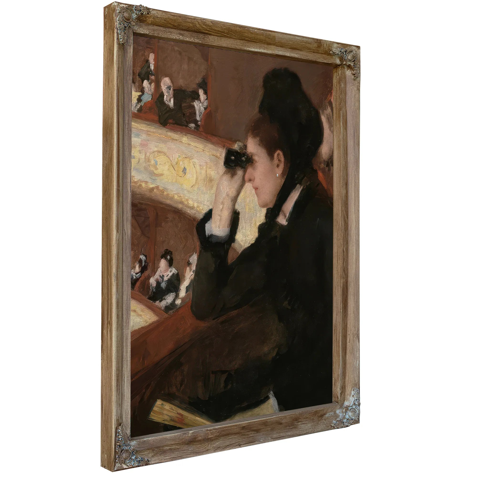 In The Loge By Mary Cassatt Fine Art Print