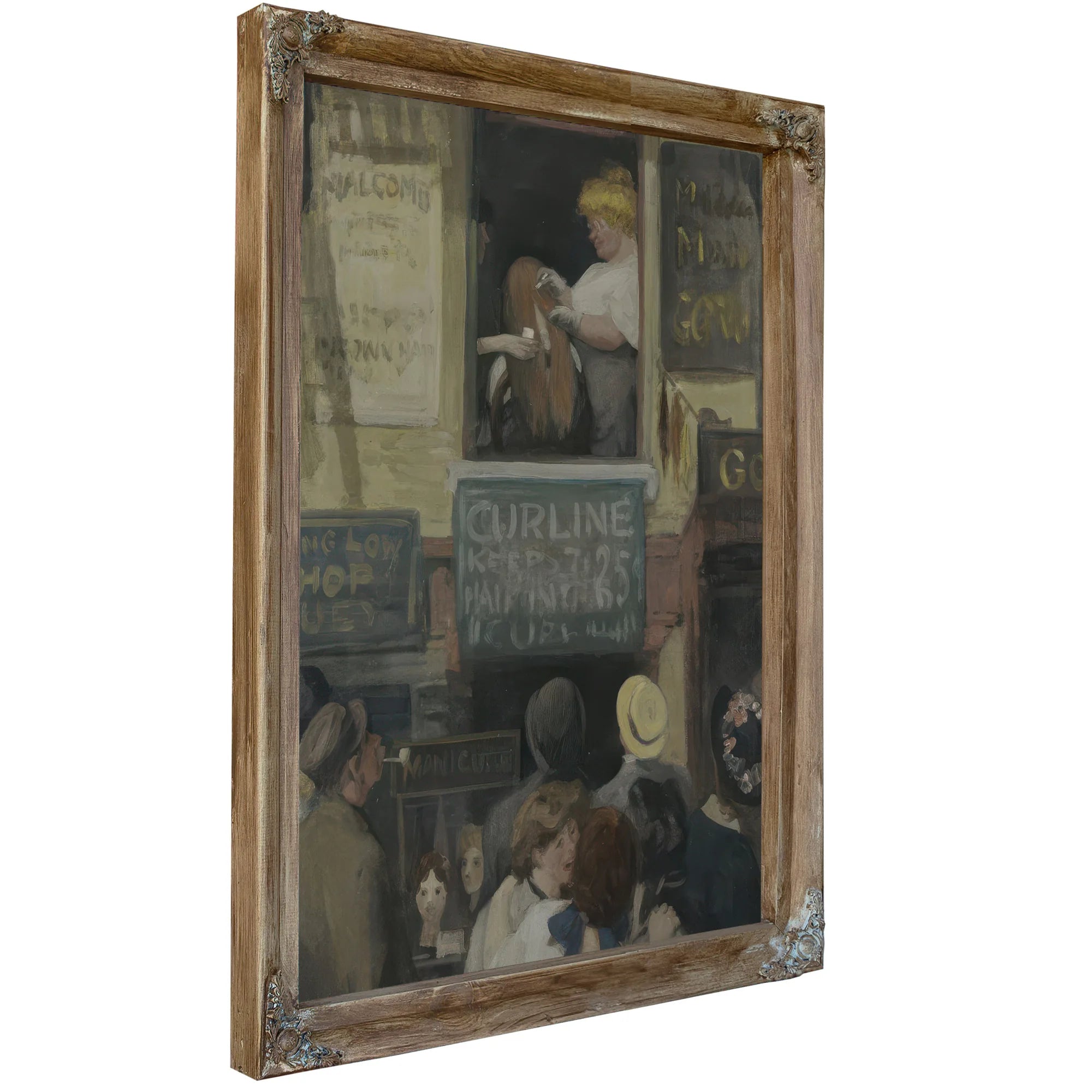 Hairdresser's Window By John Sloan Fine Art Print
