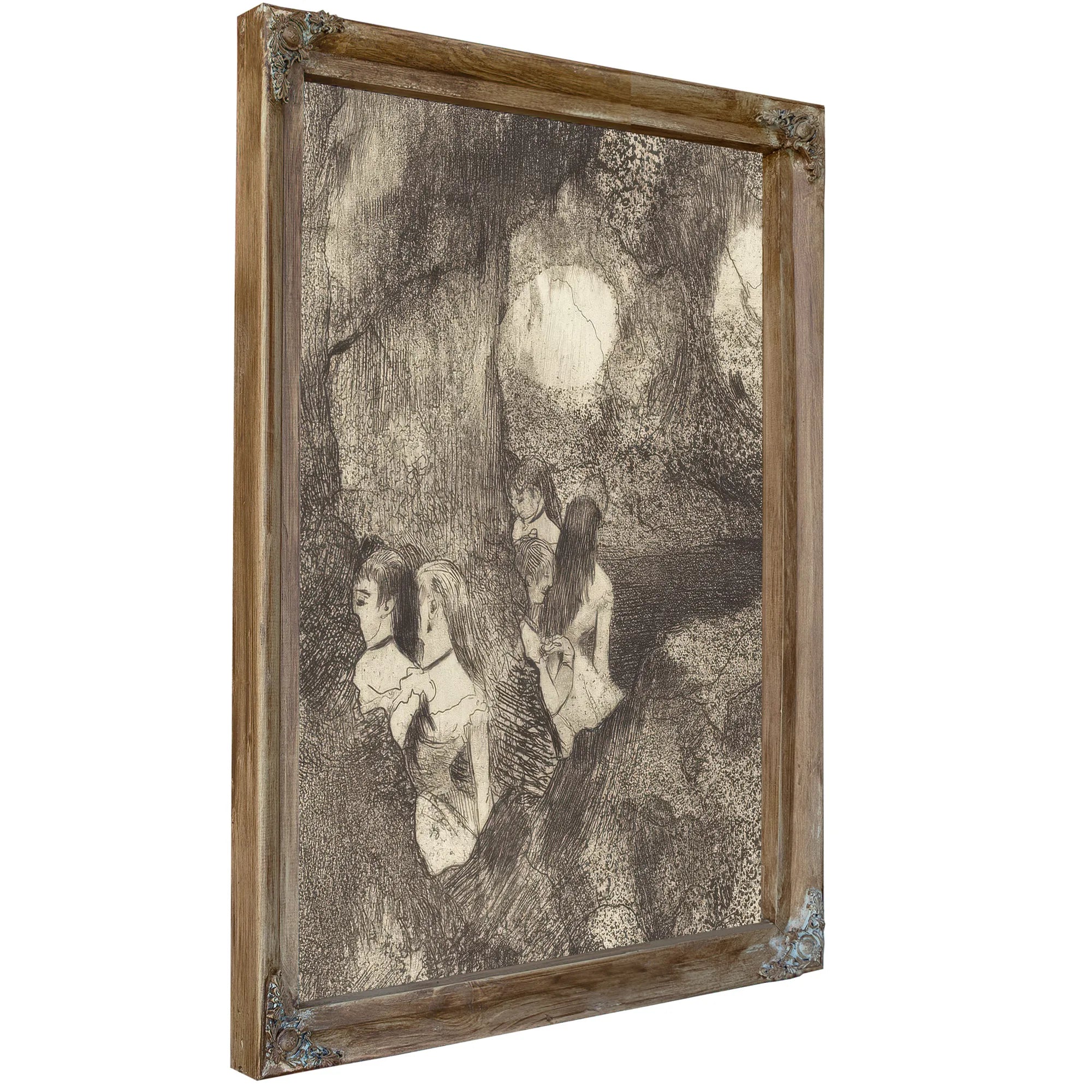 Dancers In The Wings (Danseuses Dans La Coulisse) By Edgar Degas Fine Art Print