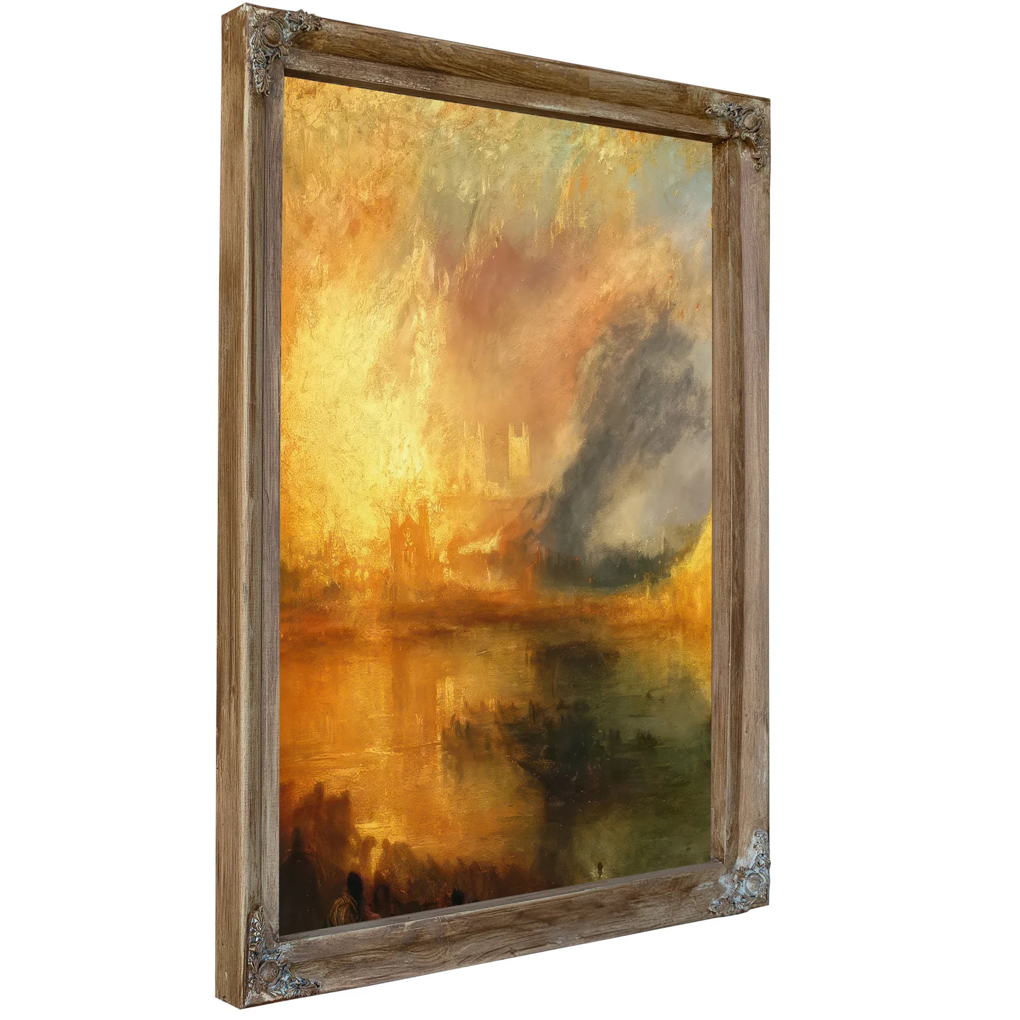 Detail From The Burning Of The Houses Of Lords And Commons 16Th Of October By Jwm Turner Fine Art Print