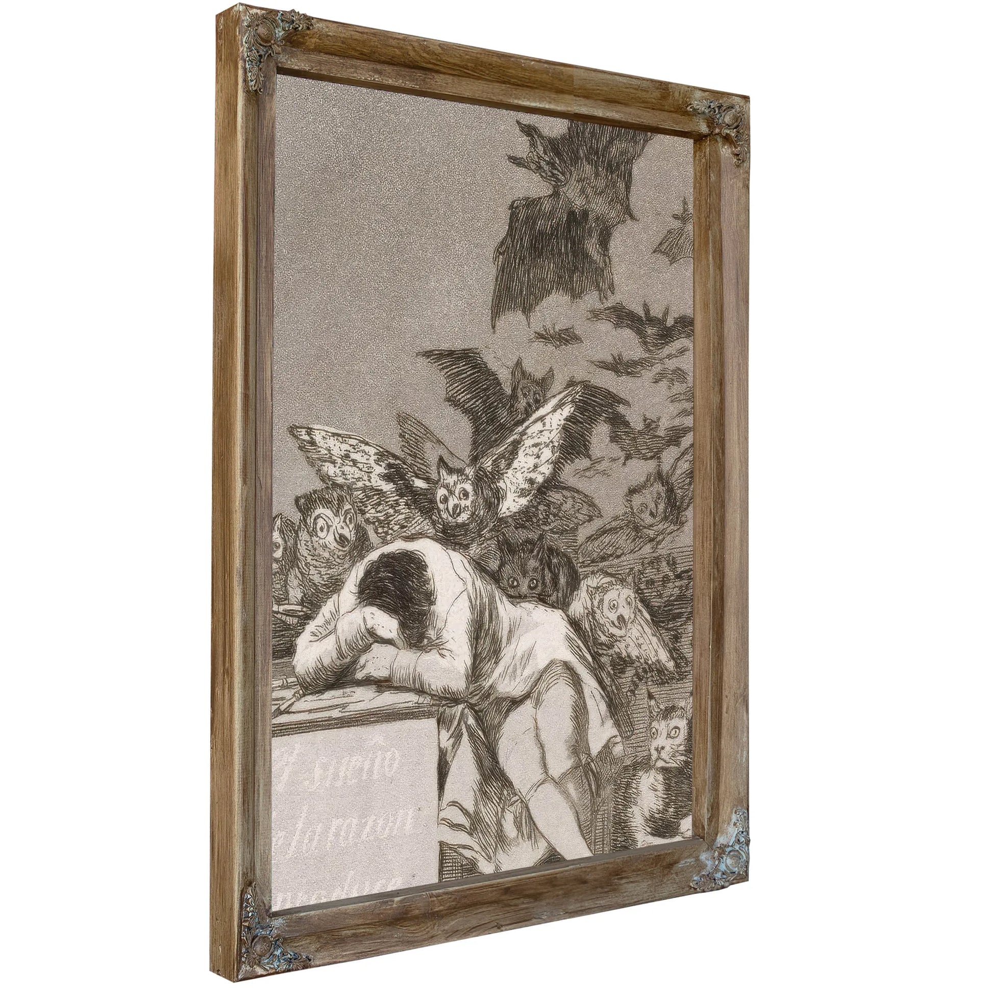 the sleep of reason creates monsters Francisco De Goya The Sleep Of Reason Print, Canvas Art, Framed Print. – Truly Art