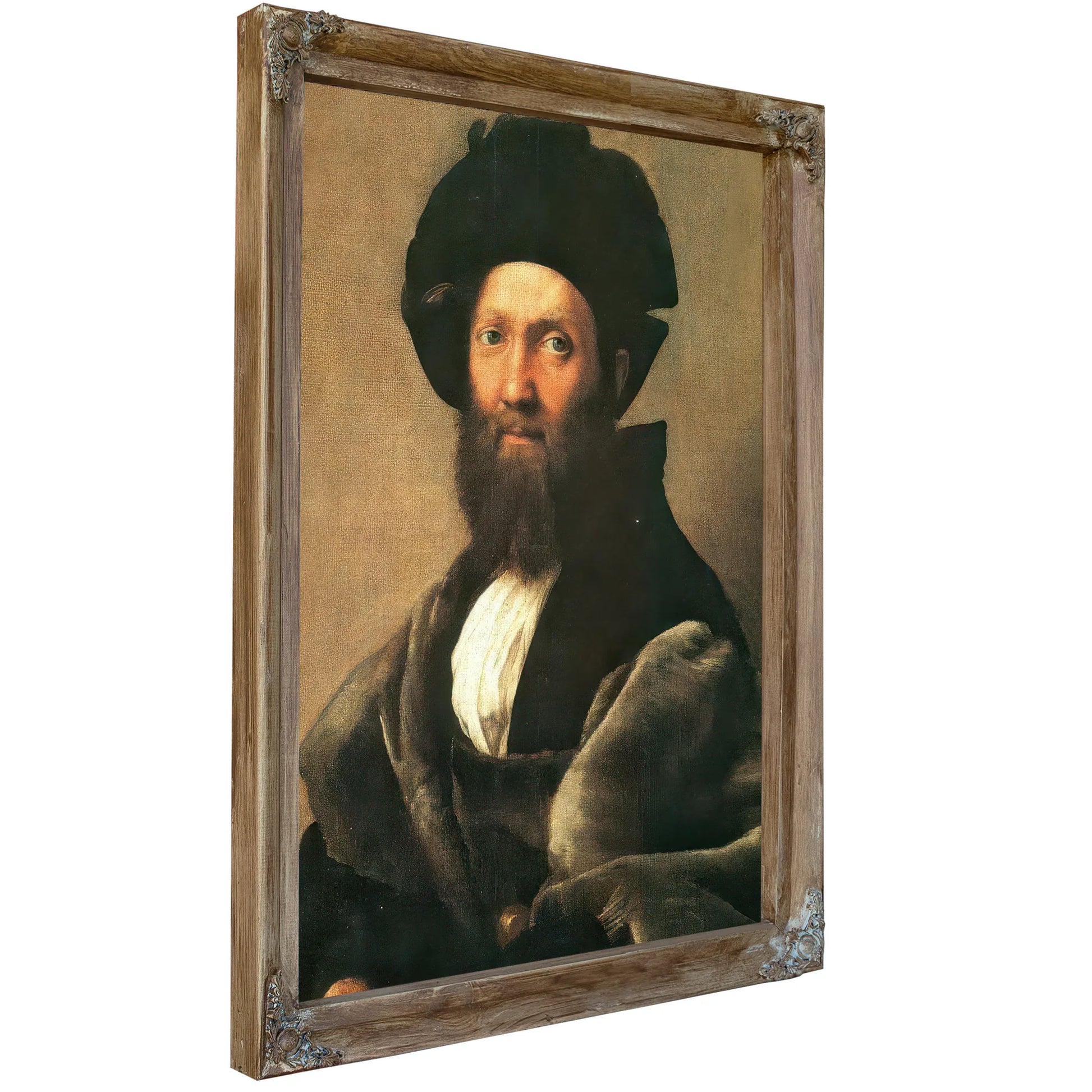 Portrait Of Baldassare Castiglione By Raphael Fine Art Print