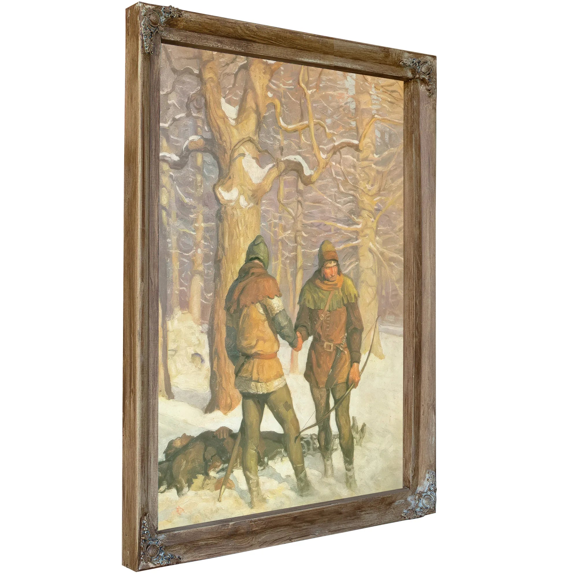 The Black Arrow Flieth Nevermore By NC Wyeth Fine Art Print