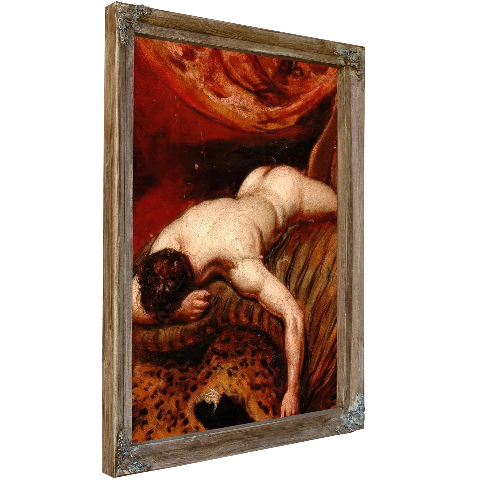 Man Lying Face Down By William Etty Fine Art Print