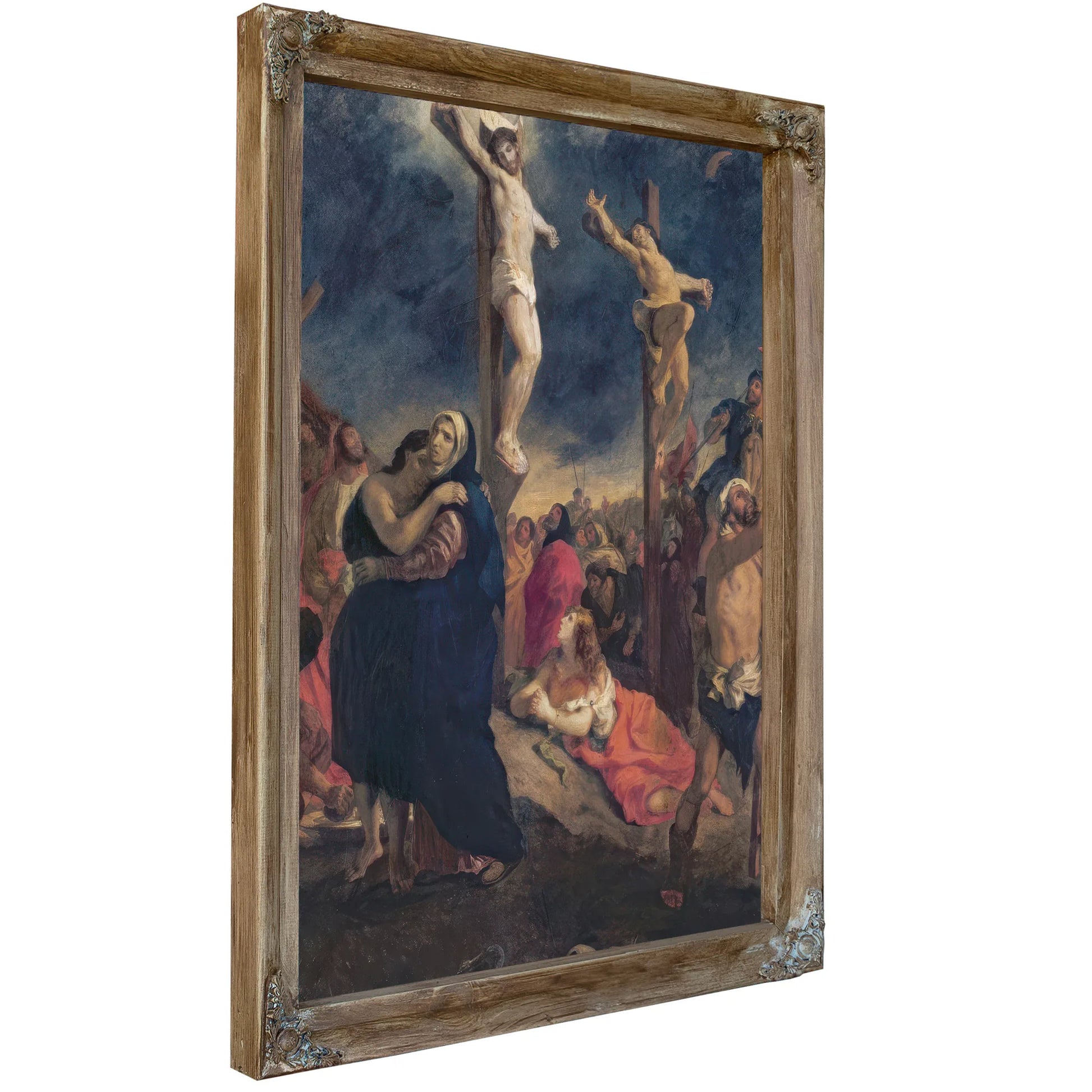 Christ On The Cross By Ferdinand Victor Eugene Delacroix Fine Art Print