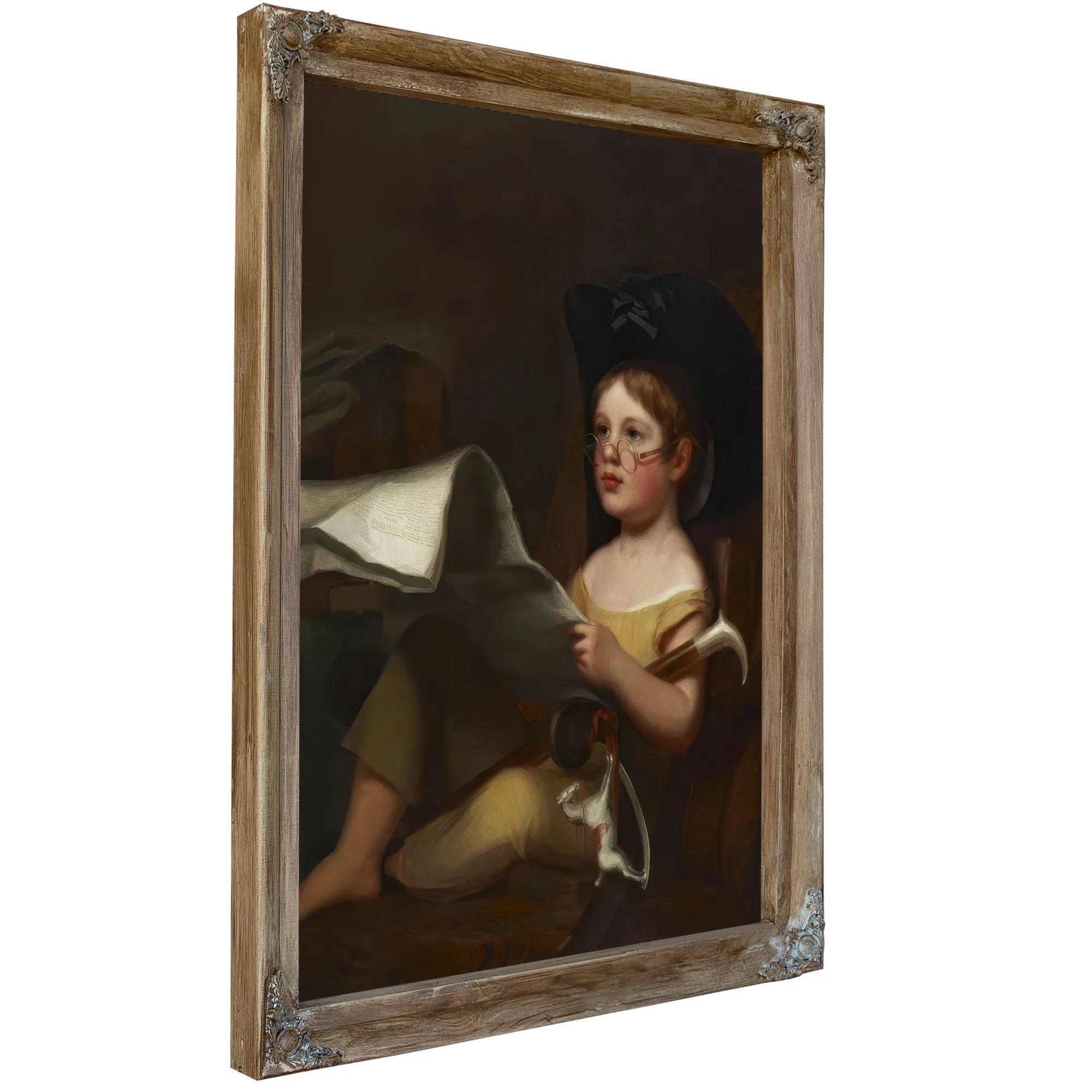 Juvenile Ambition (Grandfather's Hobby) By Thomas Sully Fine Art Print