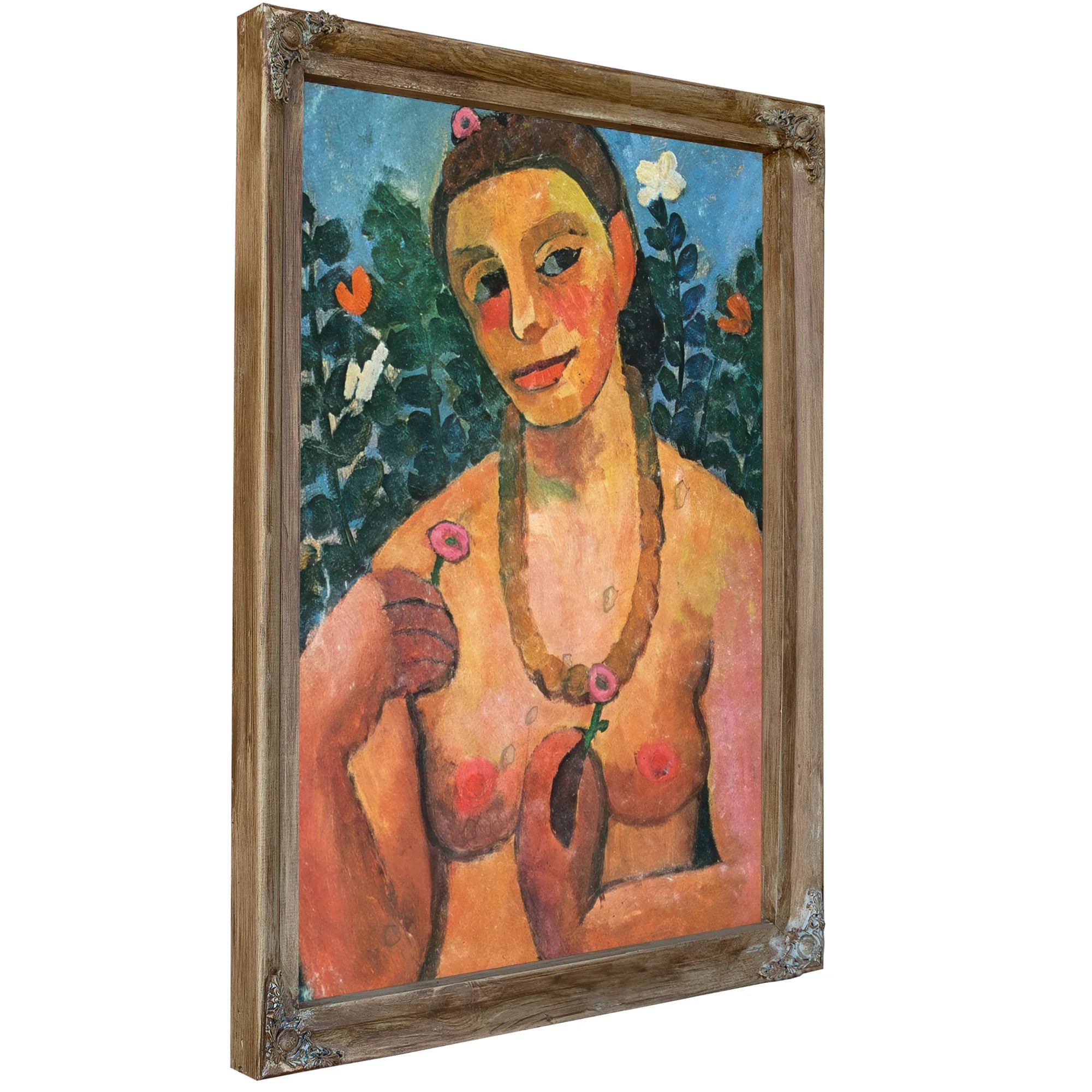 Self Portrait 1 By Paula Modersohn Becker Fine Art Print