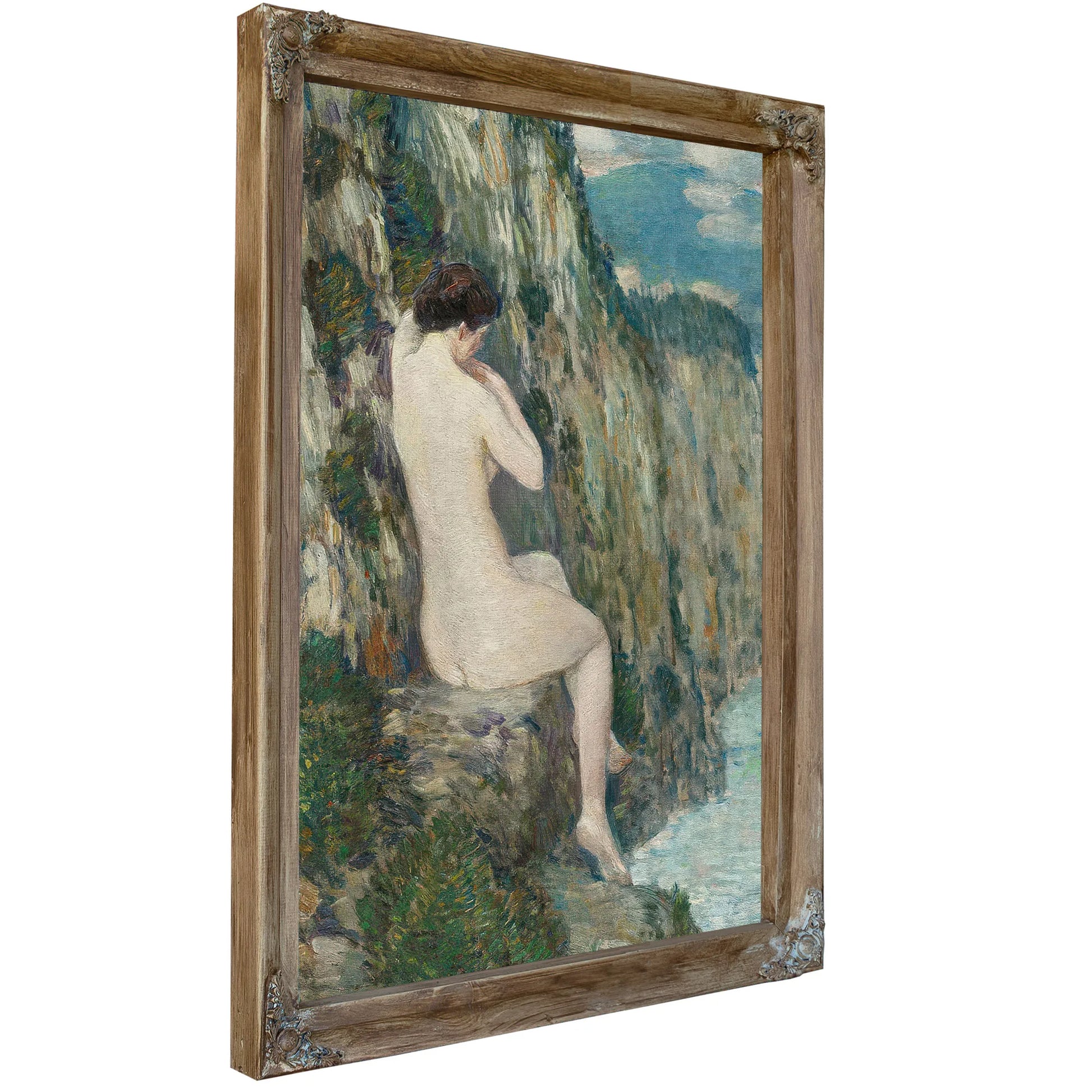 Nude In The Water By Pierre Auguste Renoir Fine Art Print