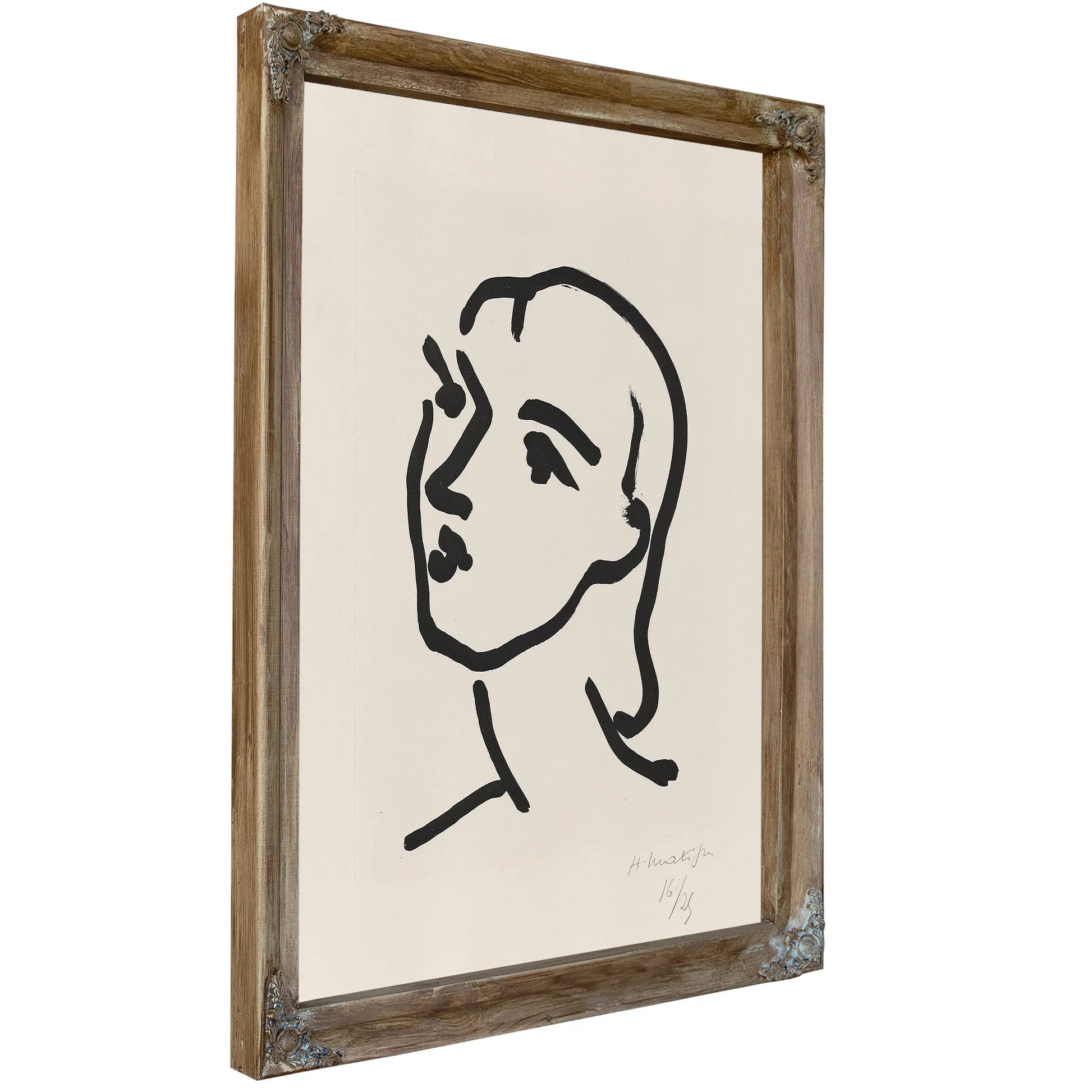 Nadia Au Menton Pointu (Nadia With Pointed Chin) by Henri Matisse