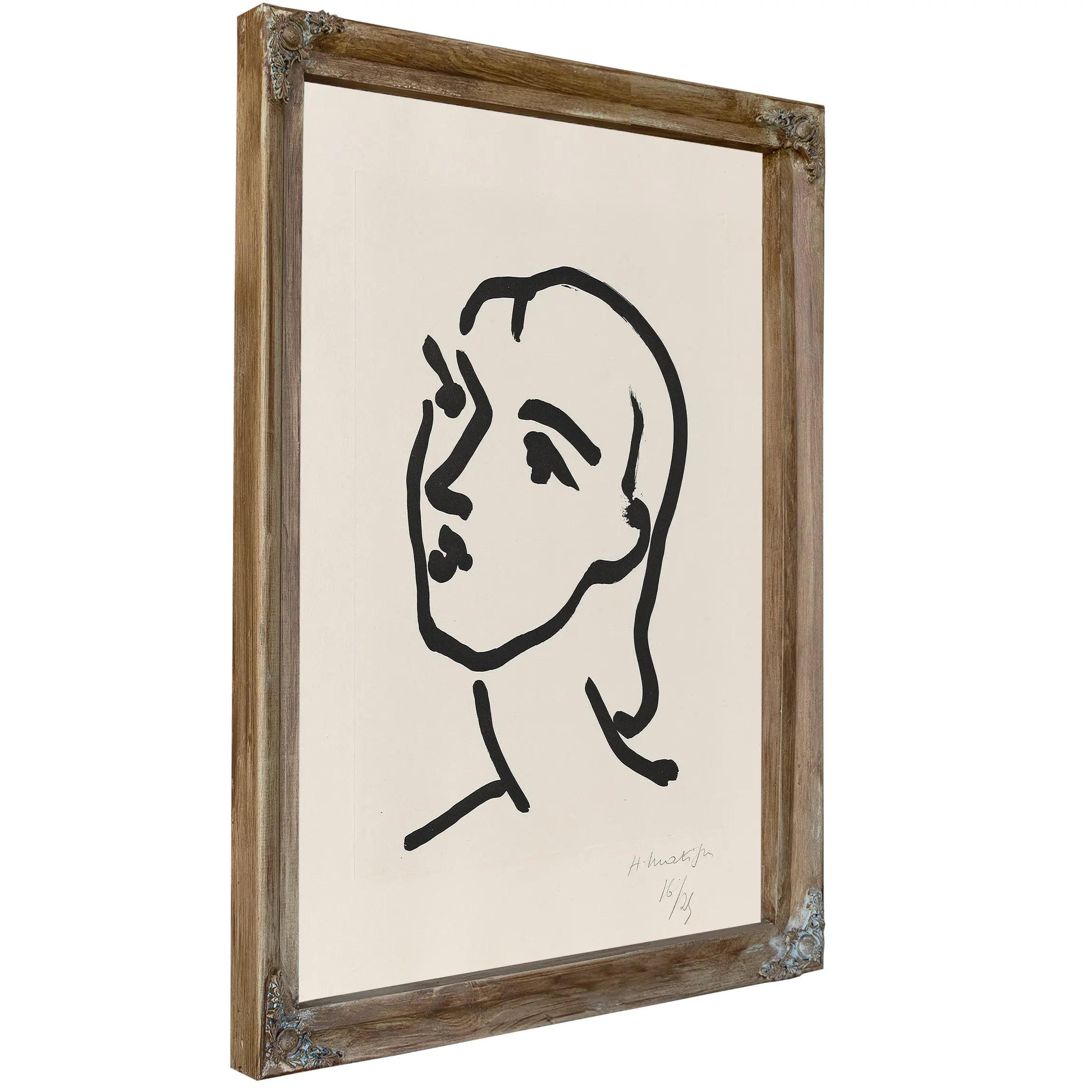 Nadia Au Menton Pointu (Nadia With Pointed Chin) by Henri Matisse