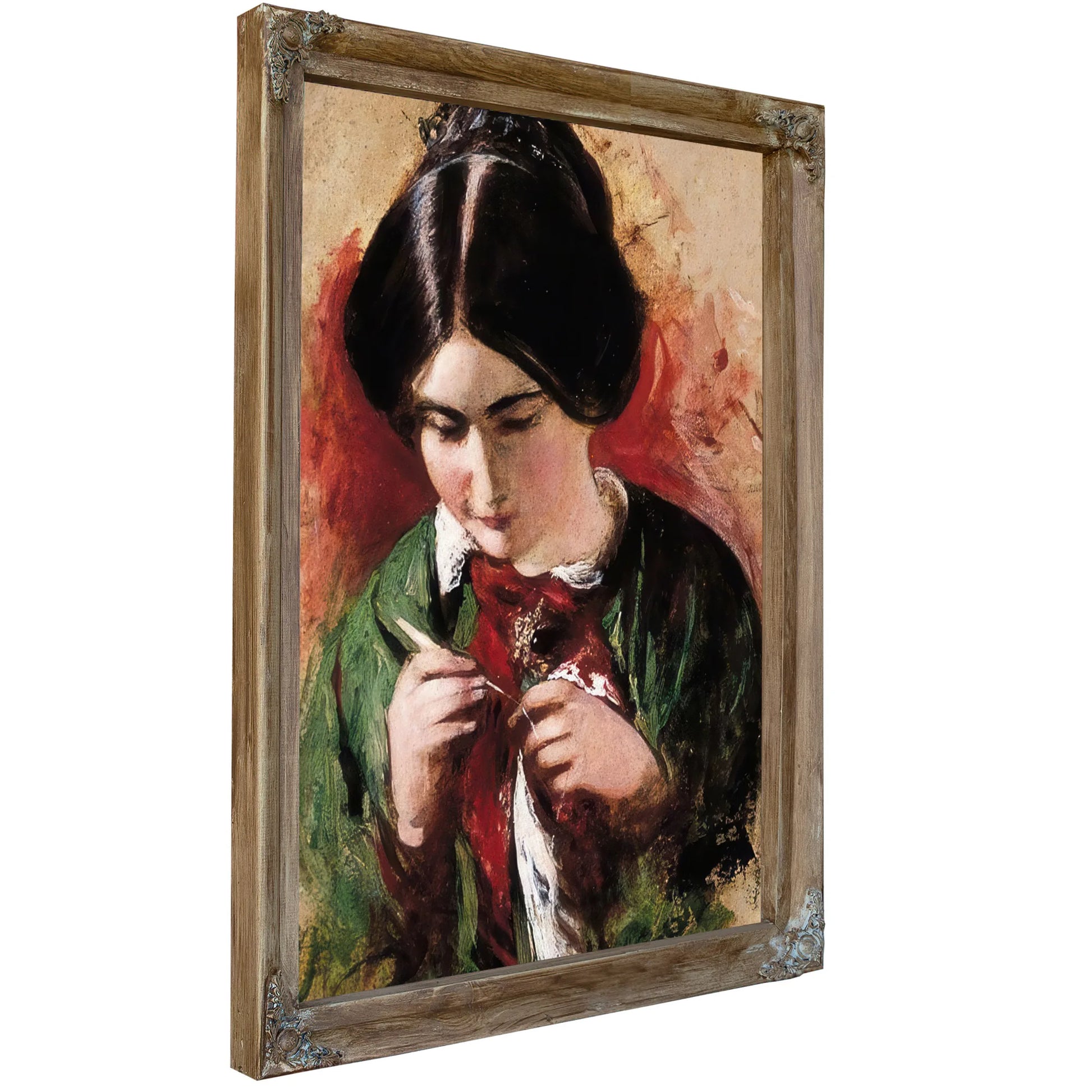 The Crochet Worker(Also Known As Mary Ann Purdon) By William Etty Fine Art Print