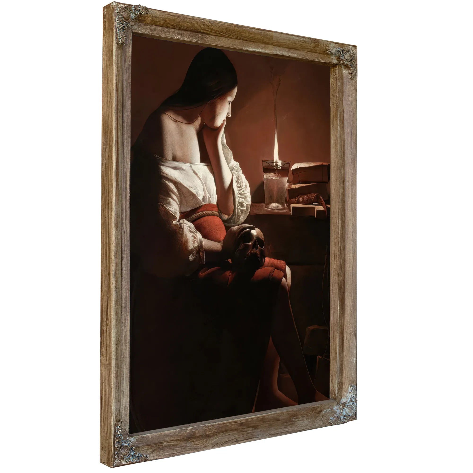 The Magdalene With The Smoking Flame 1640 By Georges De Latour Fine Art Print