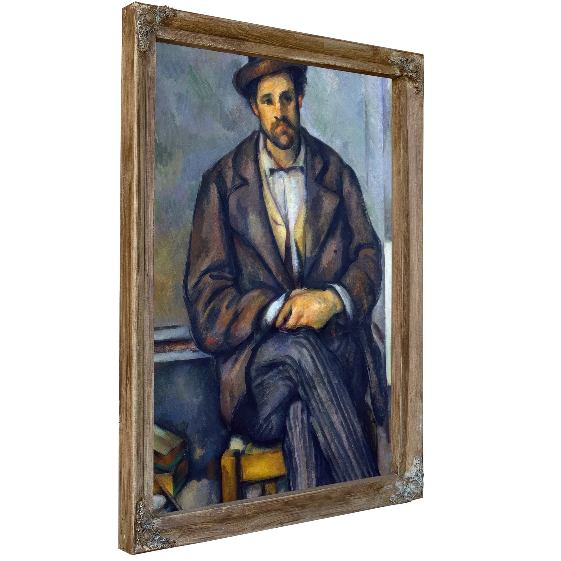 Seated Peasant By Paul Cezanne Fine Art Print