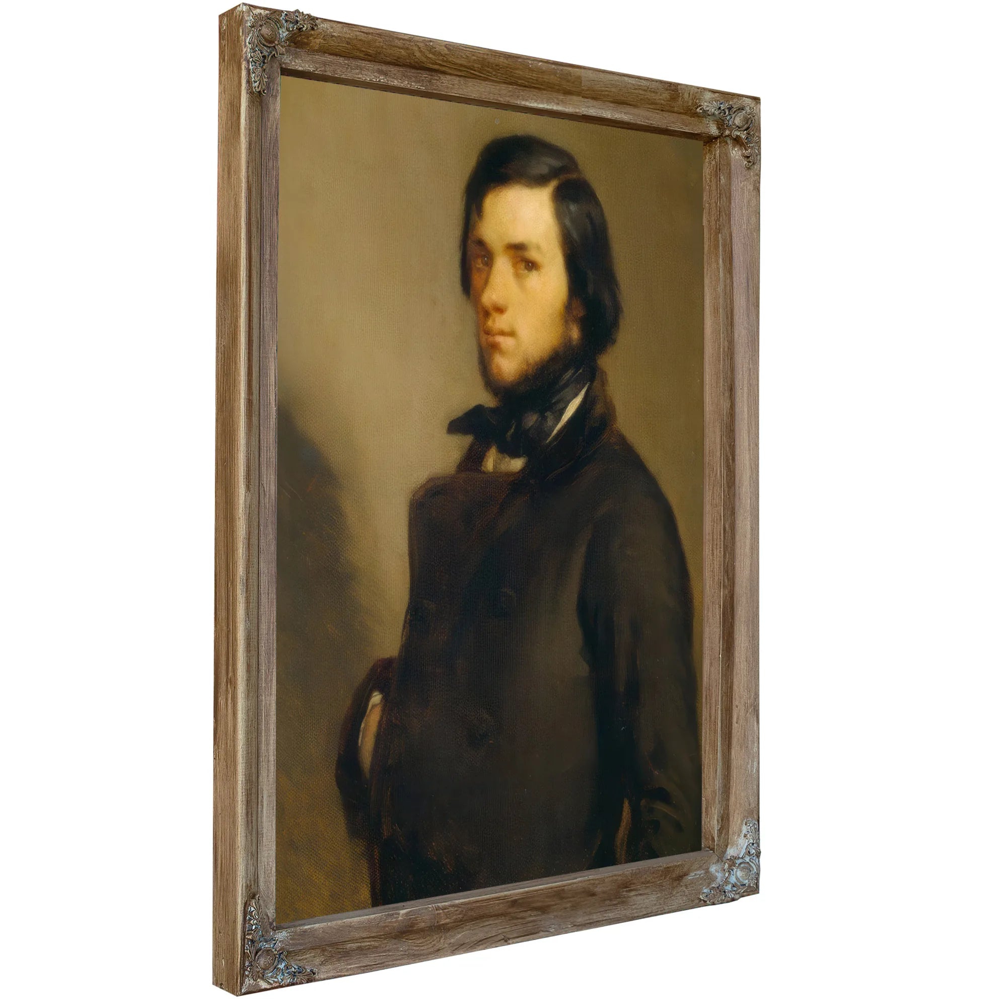 Portrait Of A Man By Jean Francois Millet Fine Art Print