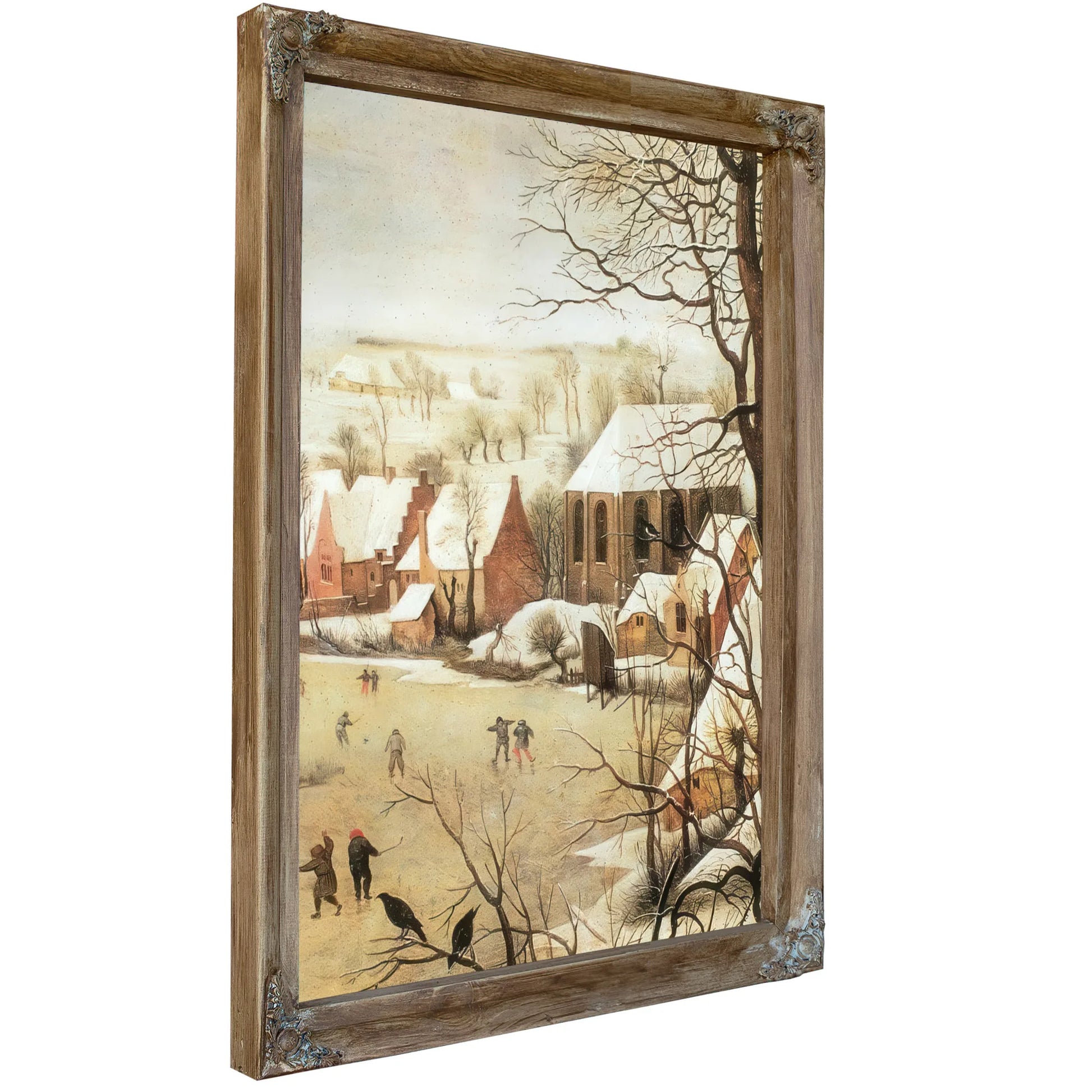 Winter Landscape With A Bird Trap 2 1565 By Pieter Bruegel Fine Art Print