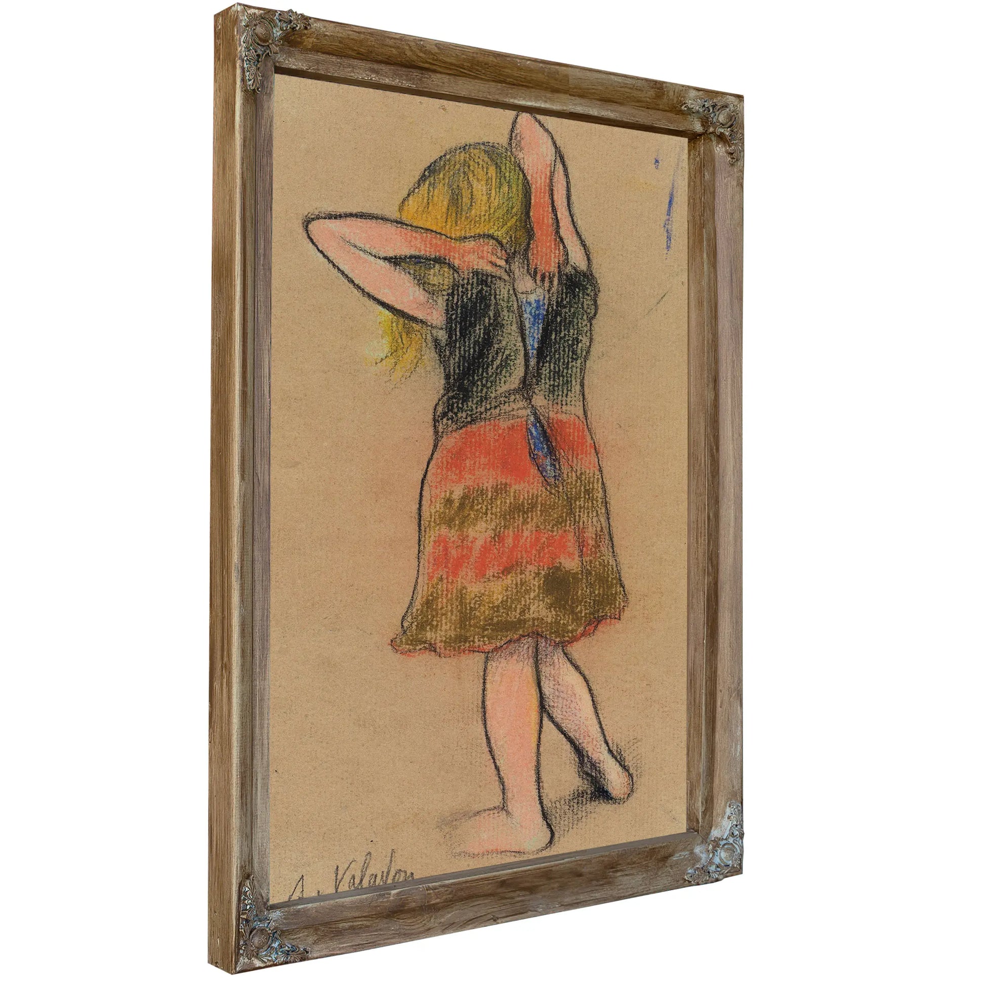 Fillette De Dos 1925 by Suzanne Valadon