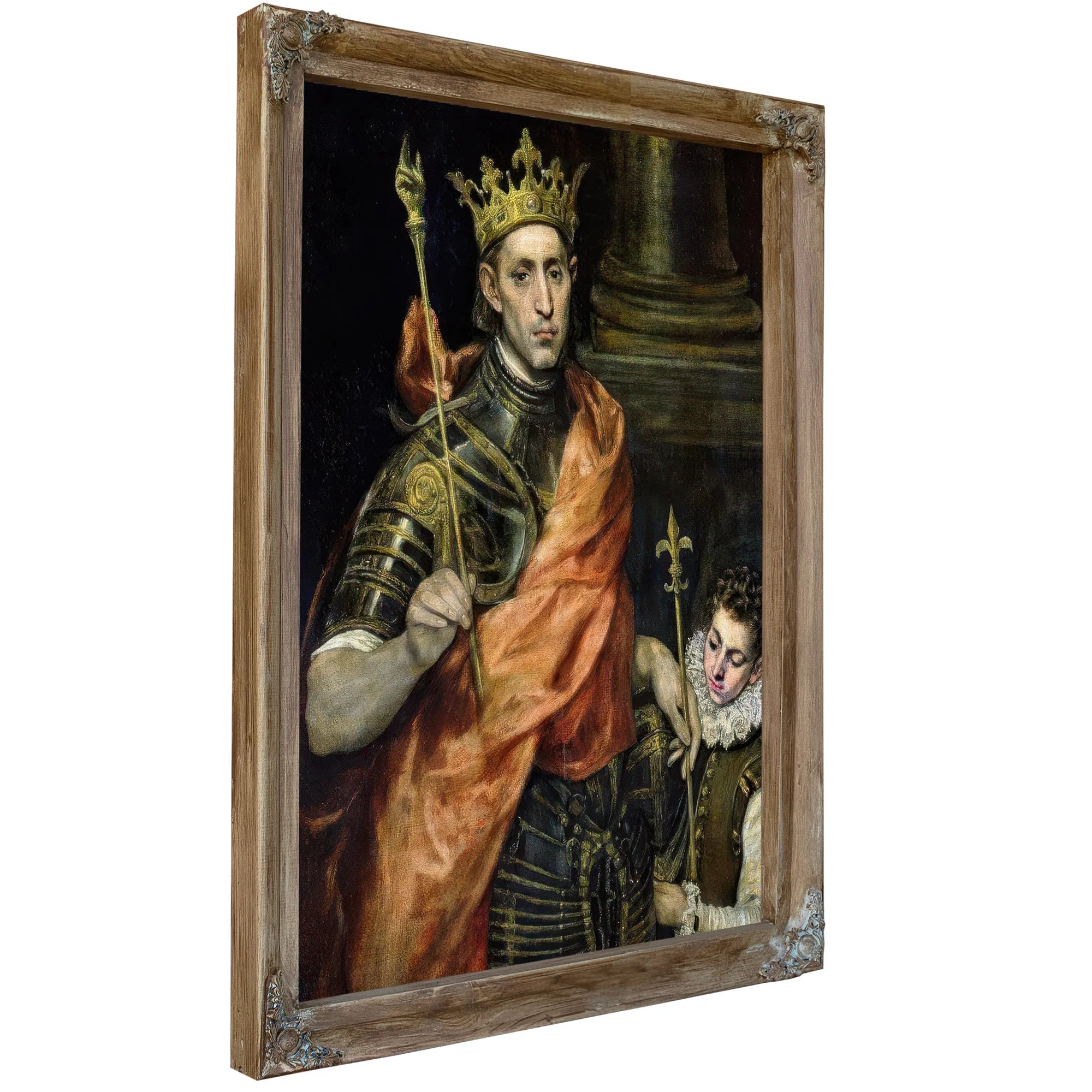 St. Louis (1215 70) And His Page By El Greco Fine Art Print