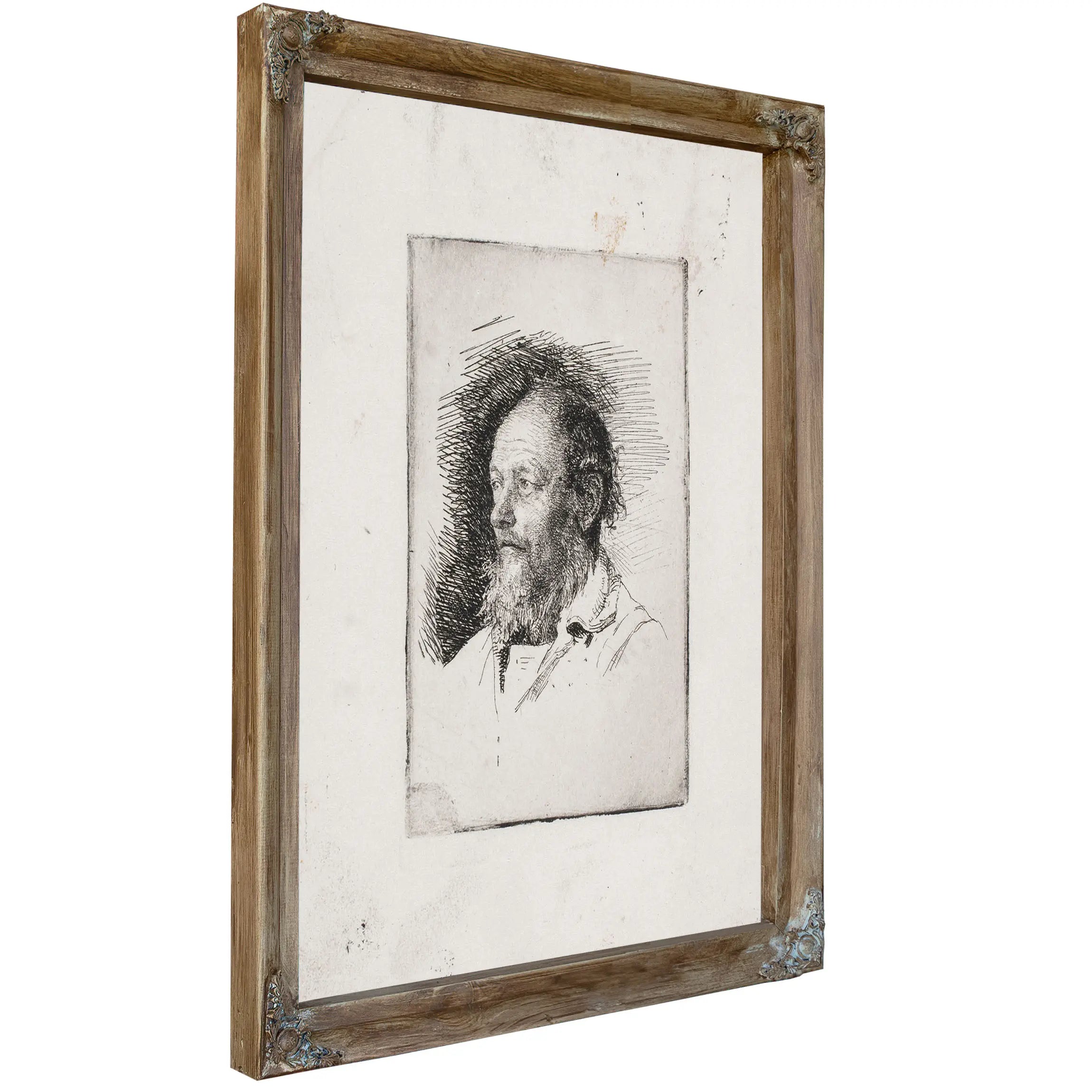 En Gammel Fisker Brystbillede by Carl Bloch