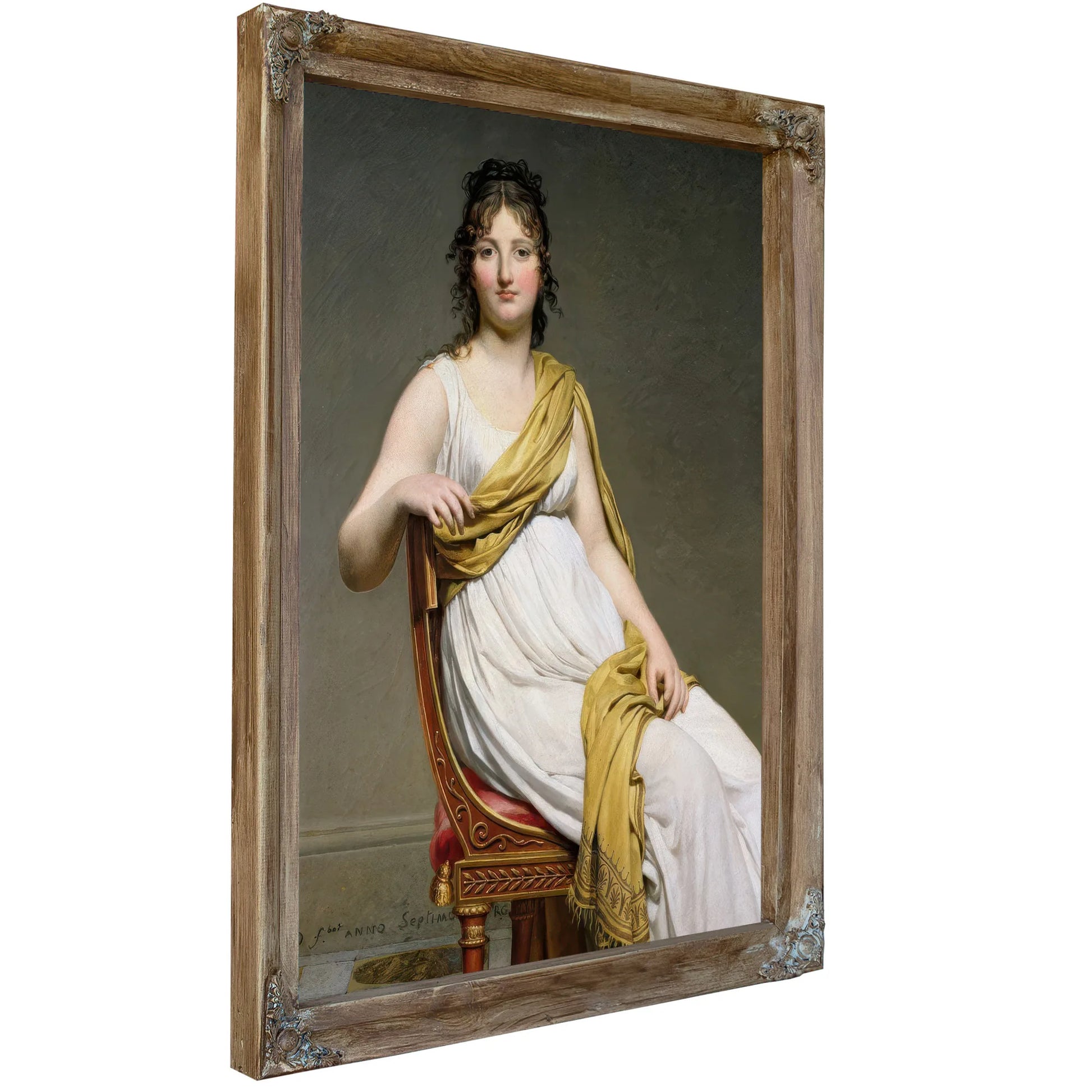 Portrait Of Madame Raymond De Verninac (1780 1827) By Jacques Louis David Fine Art Print