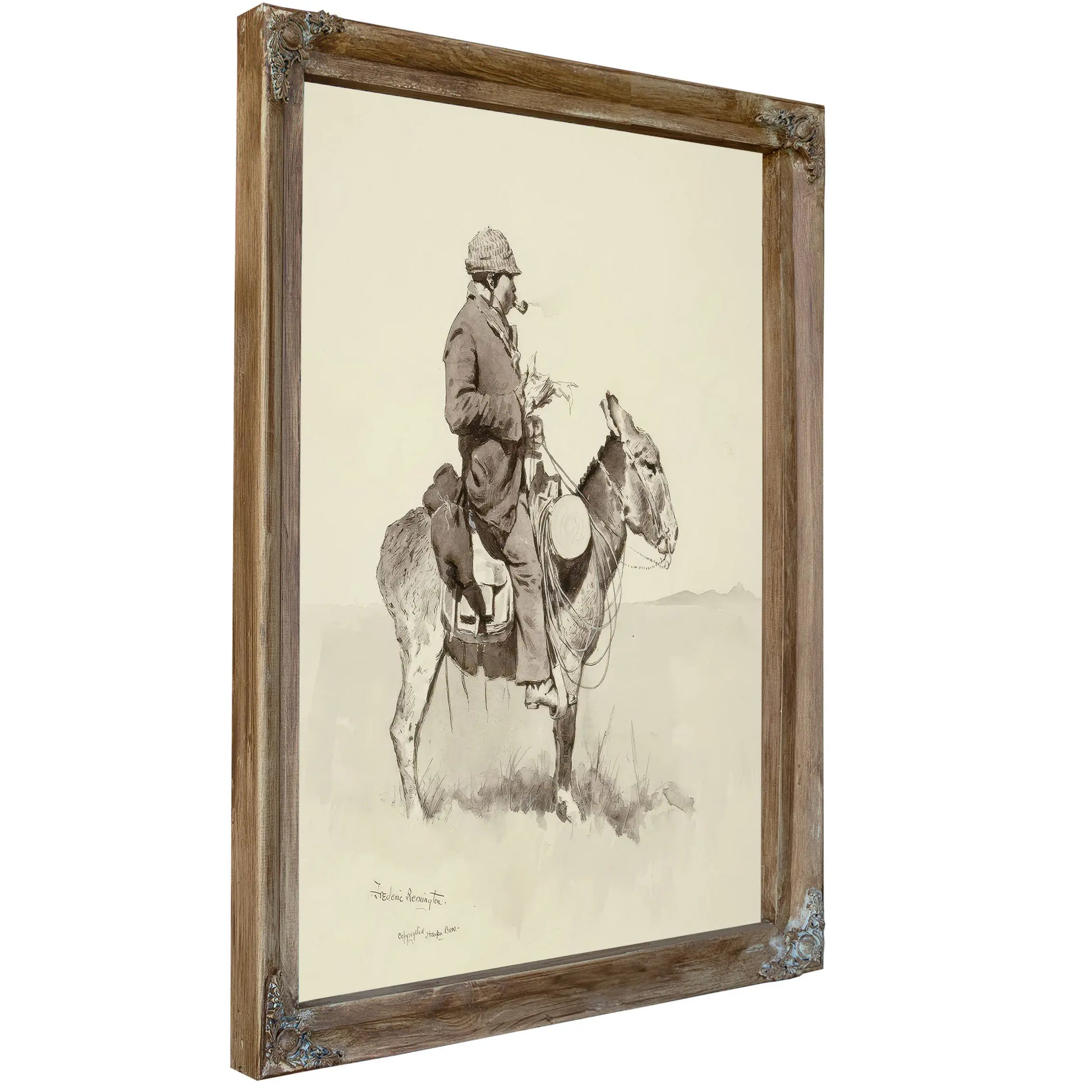 Jacks Man William A Modern Sancho Panza by Frederic Remington