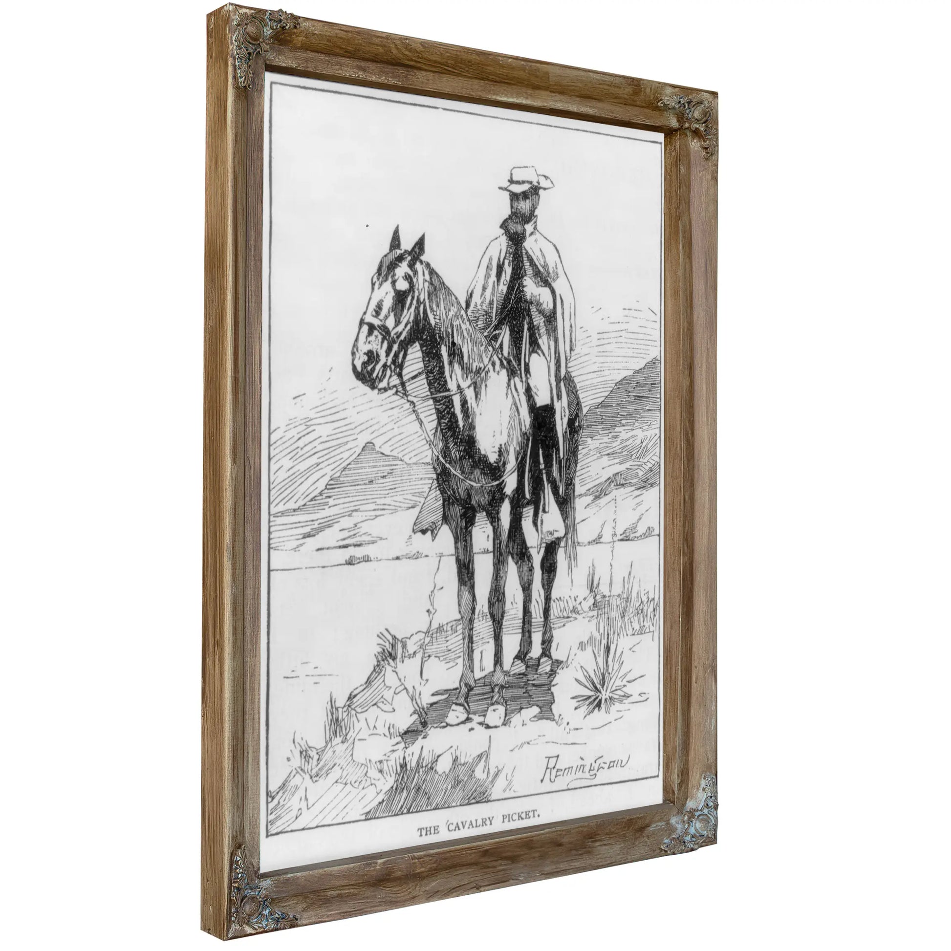 The Cavalry Picket Lccn  by Frederic Remington