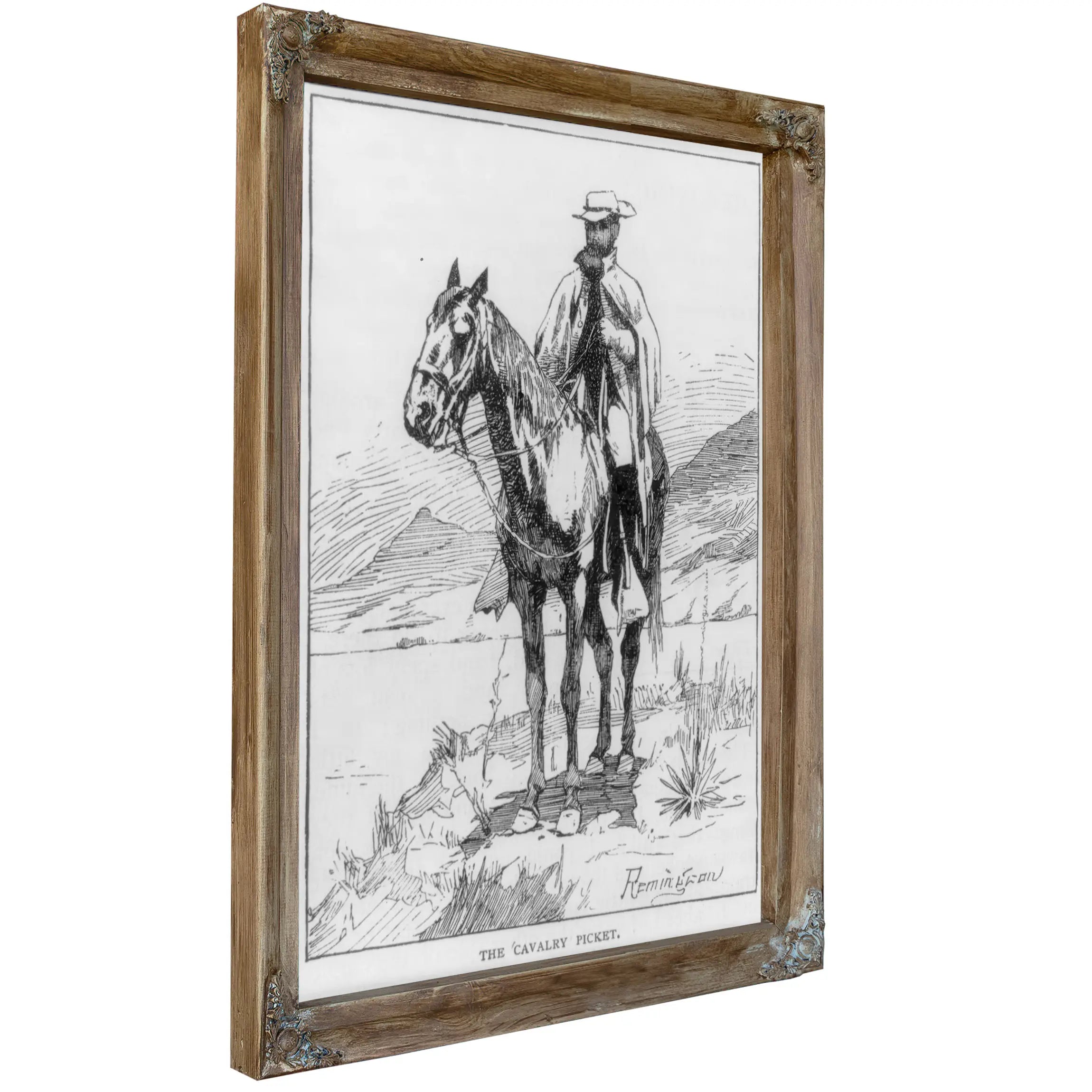The Cavalry Picket Lccn  by Frederic Remington