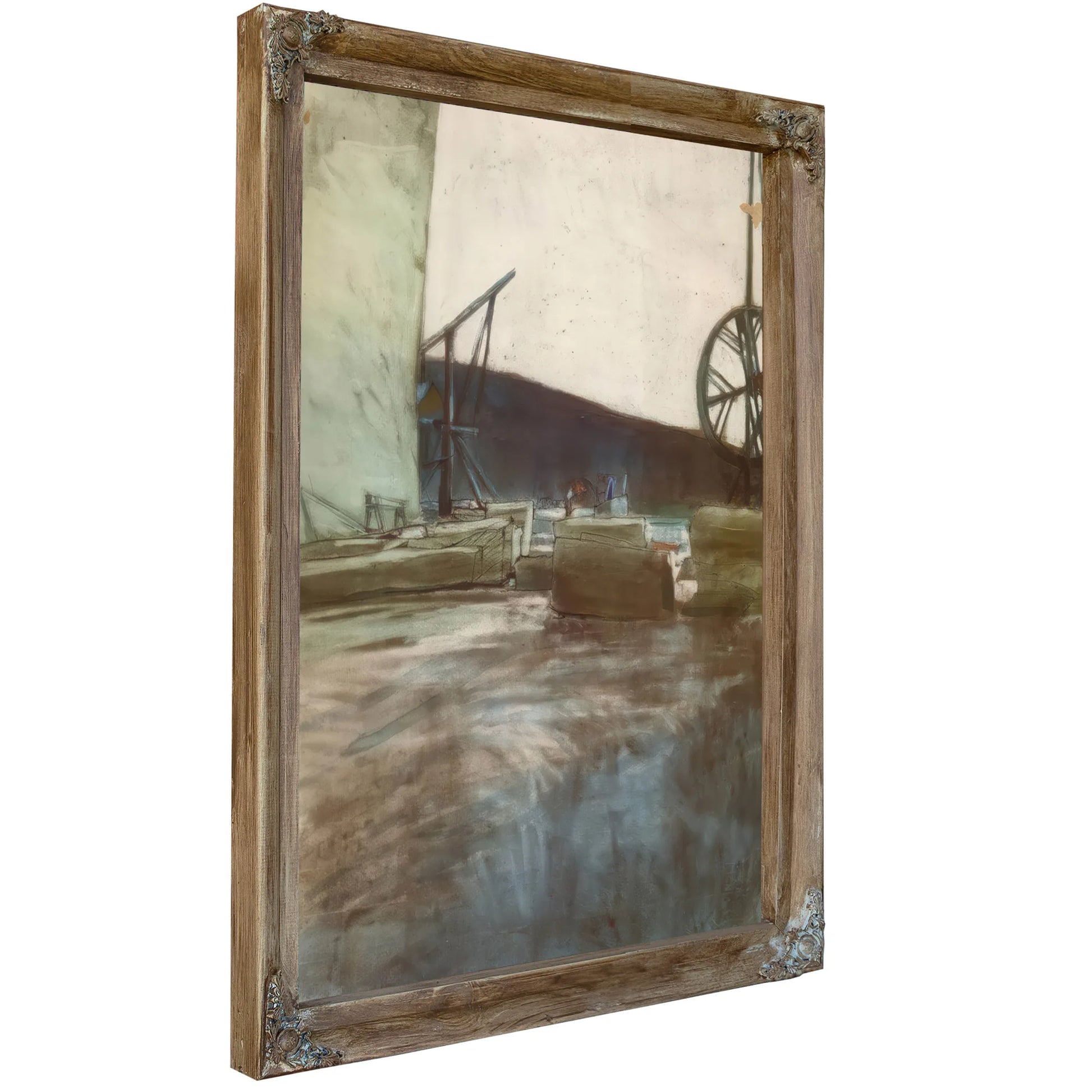 In The Ostermundingen Quarry Two Cranes 1907 23 By Paul Klee Fine Art Print