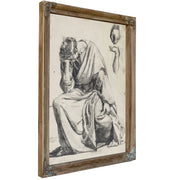Den Angrende Peter Forarbejde Til Radering Fra 1882 by Carl Bloch