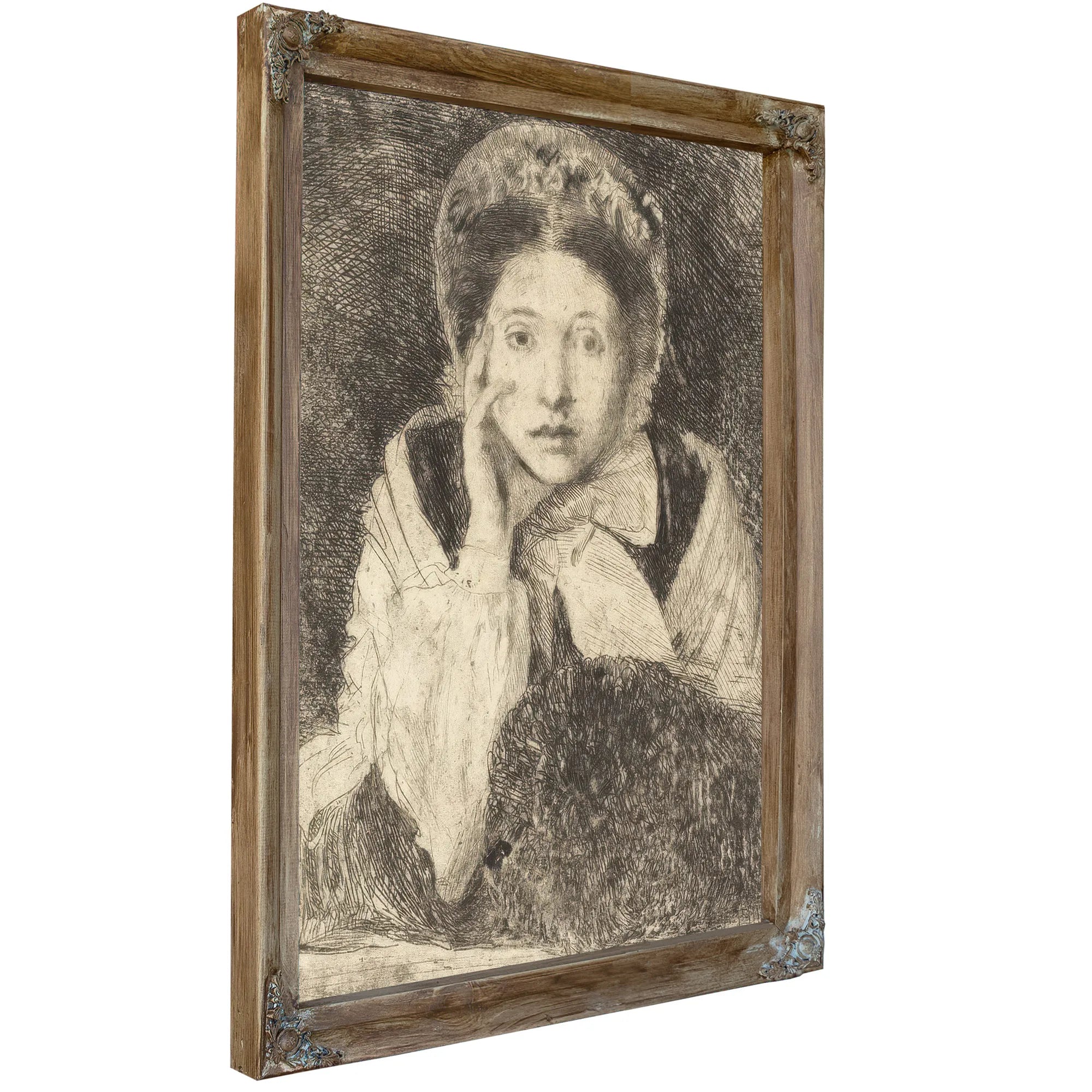 Marguerite De Gas, The Artist's Sister (Marguerite De Gas, Soeur De L'artiste) By Edgar Degas Fine Art Print