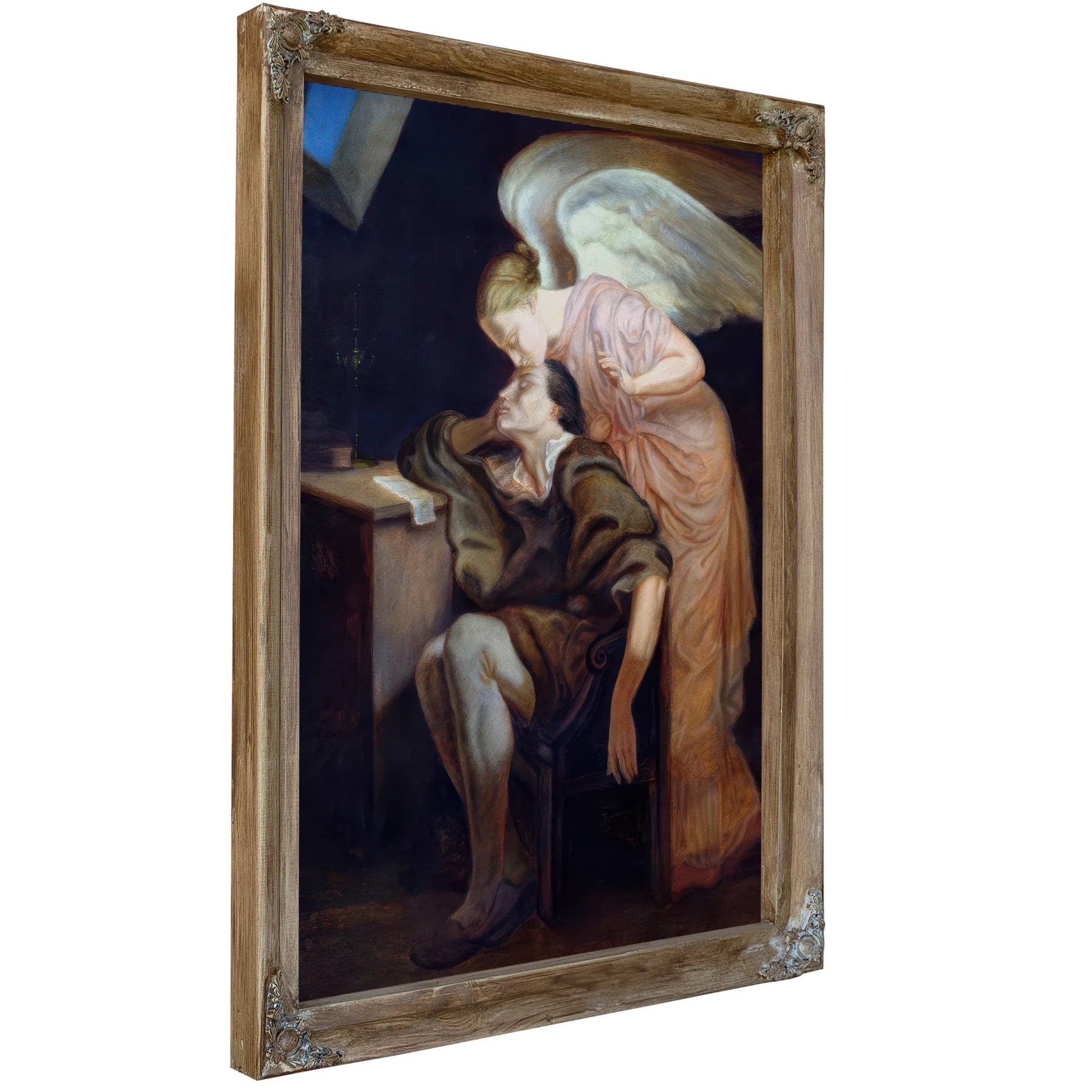The Dream Of The Poet Or, The Kiss Of The Muse By Paul Cezanne Fine Art Print