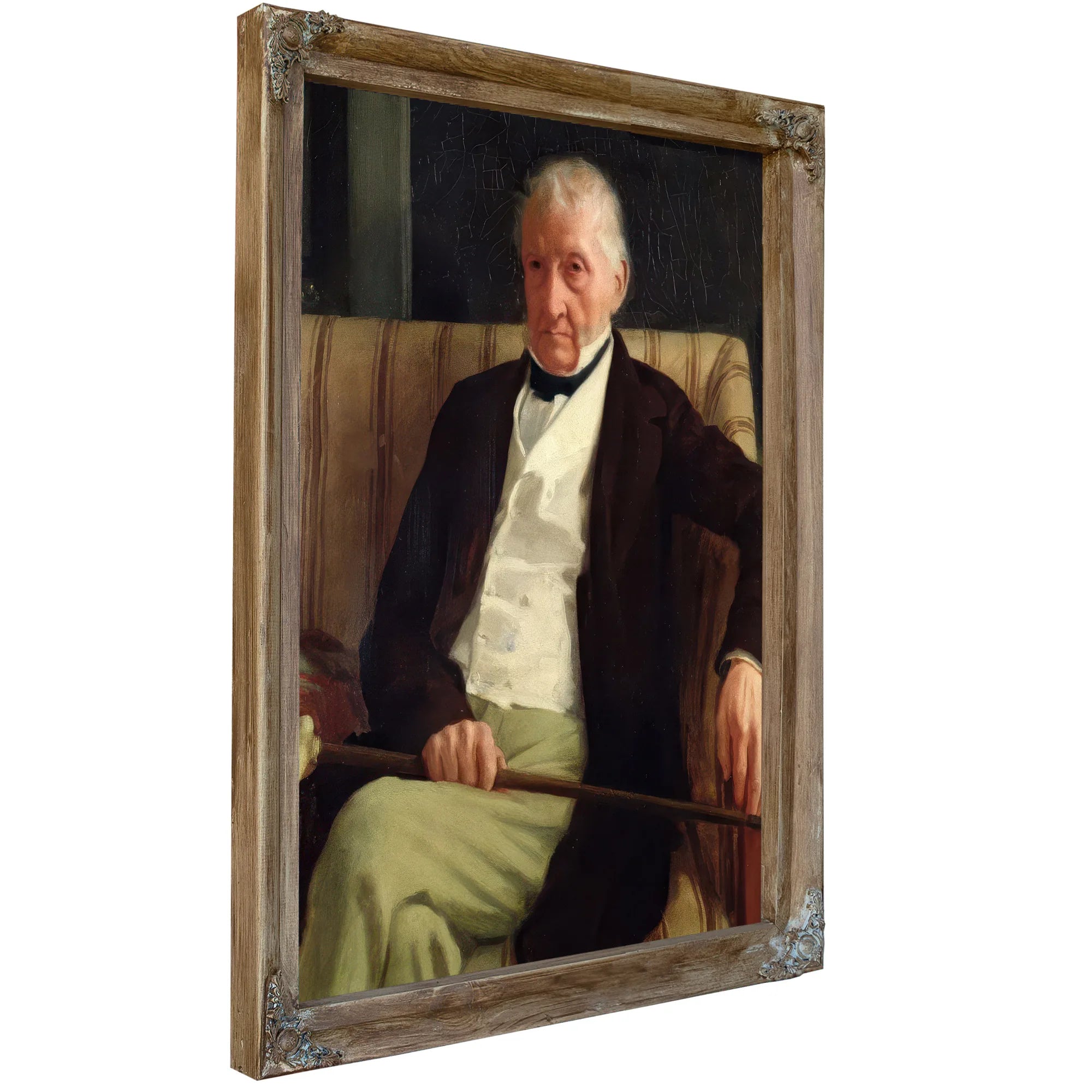 Portrait Of Hilaire Degas (1770 1858), Grandfather Of The Artist By Edgar Degas Fine Art Print