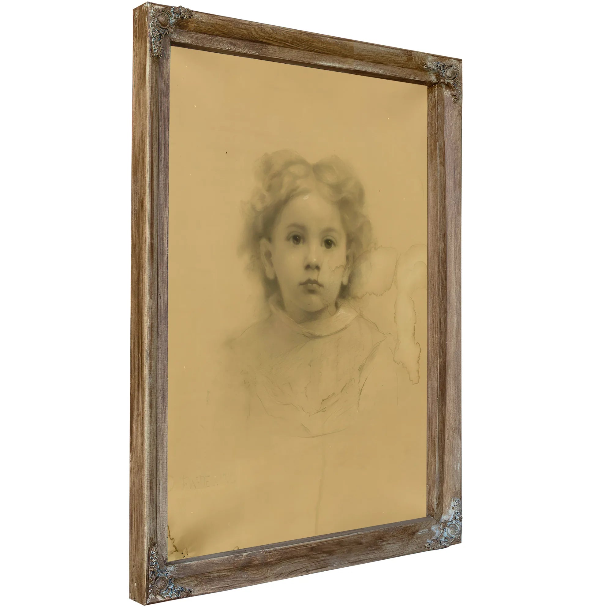 Portrait Of Ethel D. Puffer By Thomas Wilmer Dewing Fine Art Print