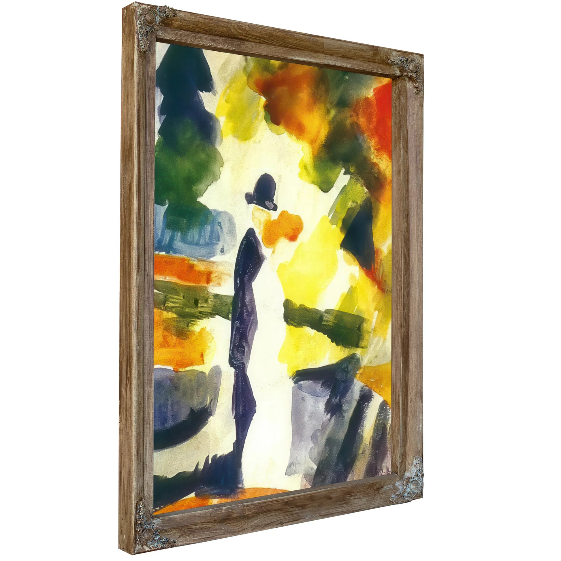 Couple In A Park By August Macke Fine Art Print