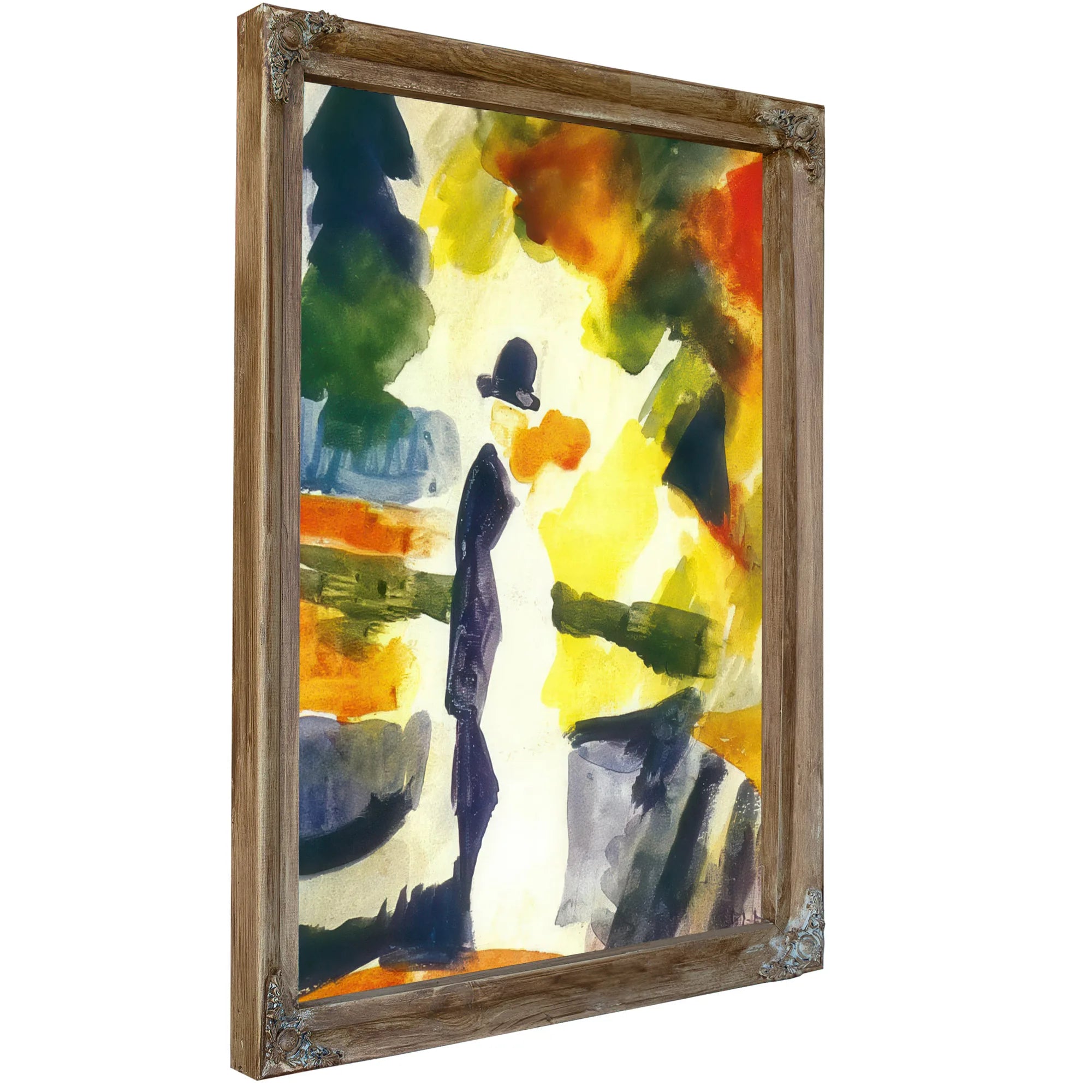 Couple In A Park By August Macke Fine Art Print