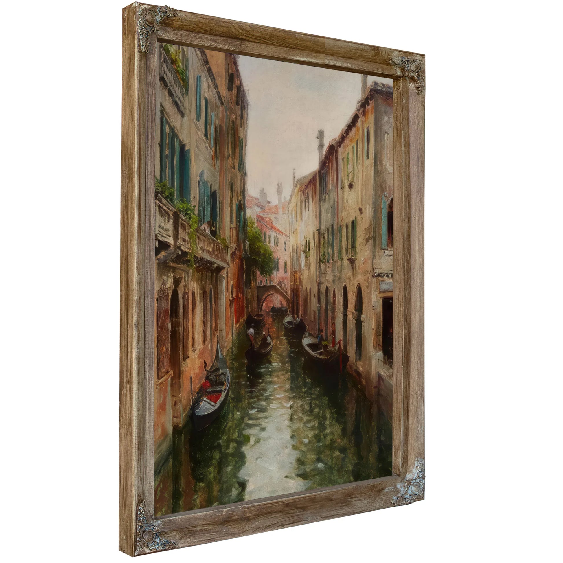 Rio St. Aponal, Venice By Louis Aston Knight Fine Art Print