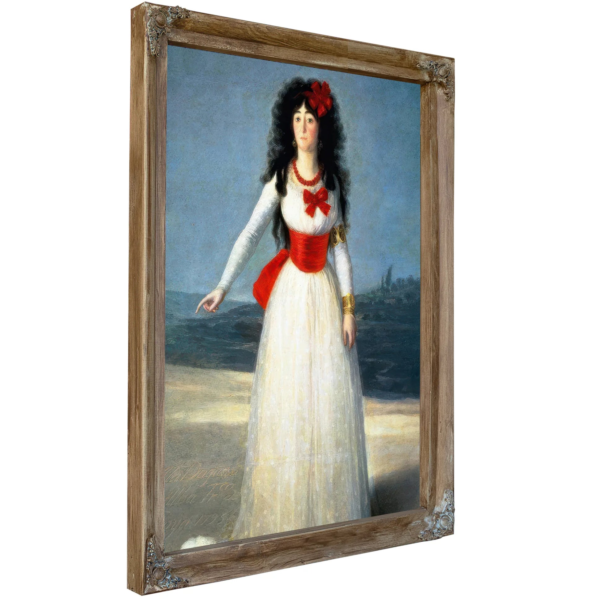 The Duchess Of Alba I By Francisco De Goya Fine Art Print