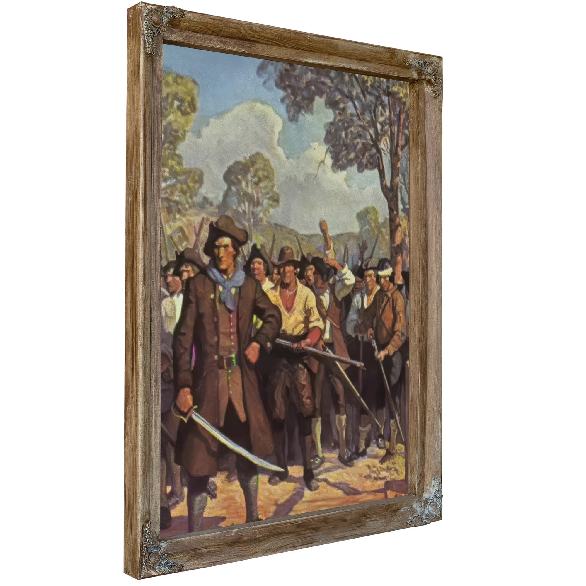 Bank Holiday Posters By NC Wyeth Fine Art Print