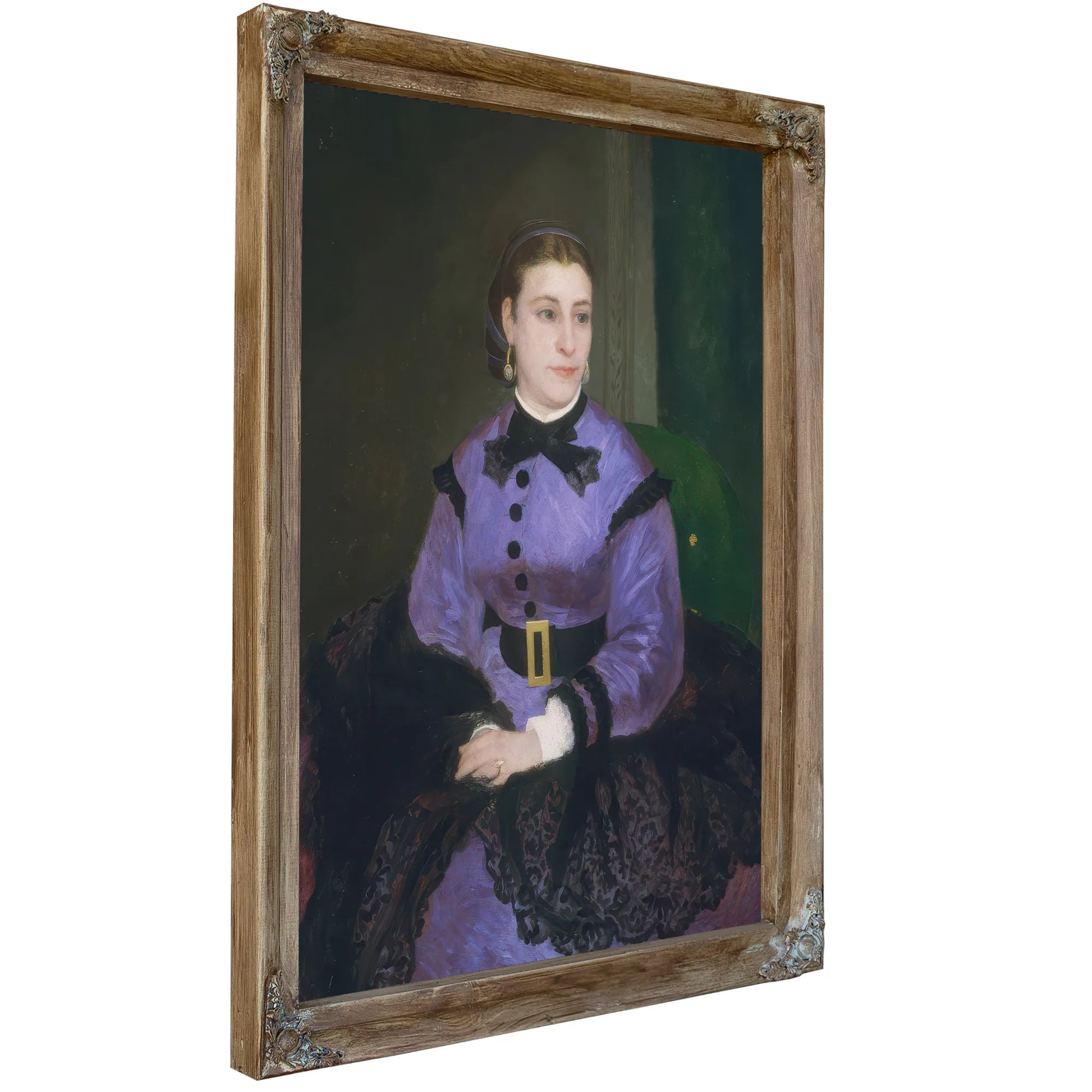 Mademoiselle Sicot By Pierre Auguste Renoir Fine Art Print