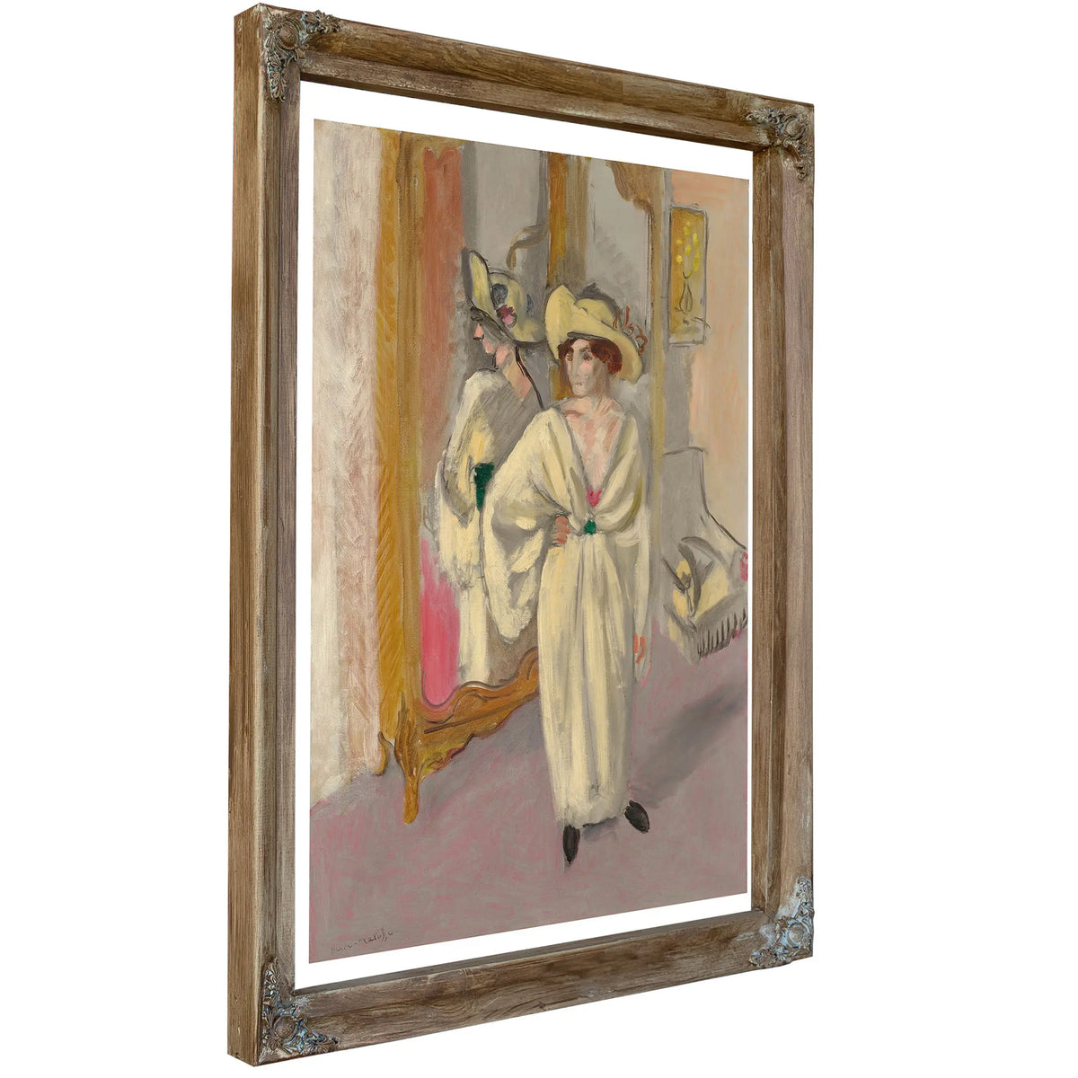 Woman In A White Coat (Femme Au Manteau Blanc) by Henri Matisse
