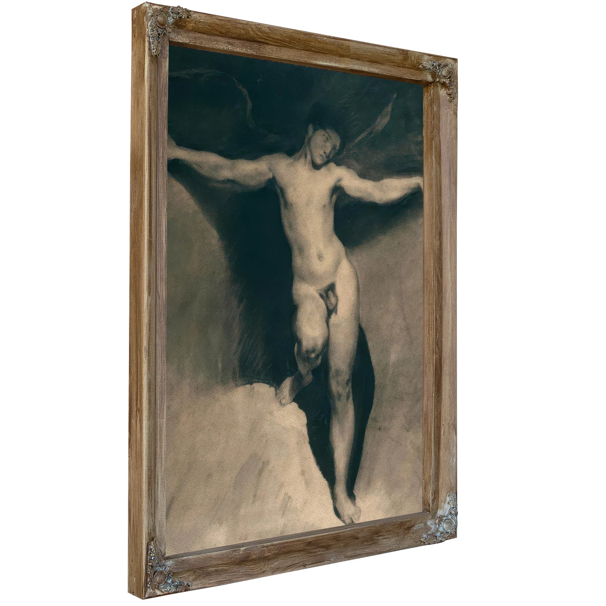 Allegorical Figure Of Envy By Eugene Delacroix Fine Art Print