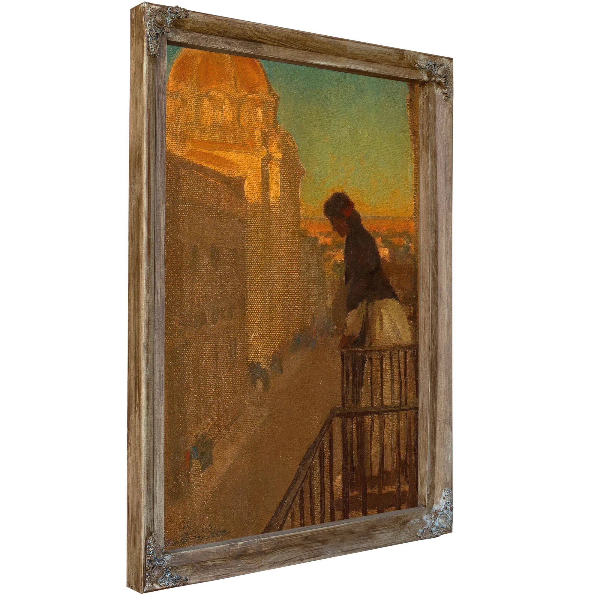 From A Balcony In Guadalajara 1905 By Maynard Dixon Fine Art Print