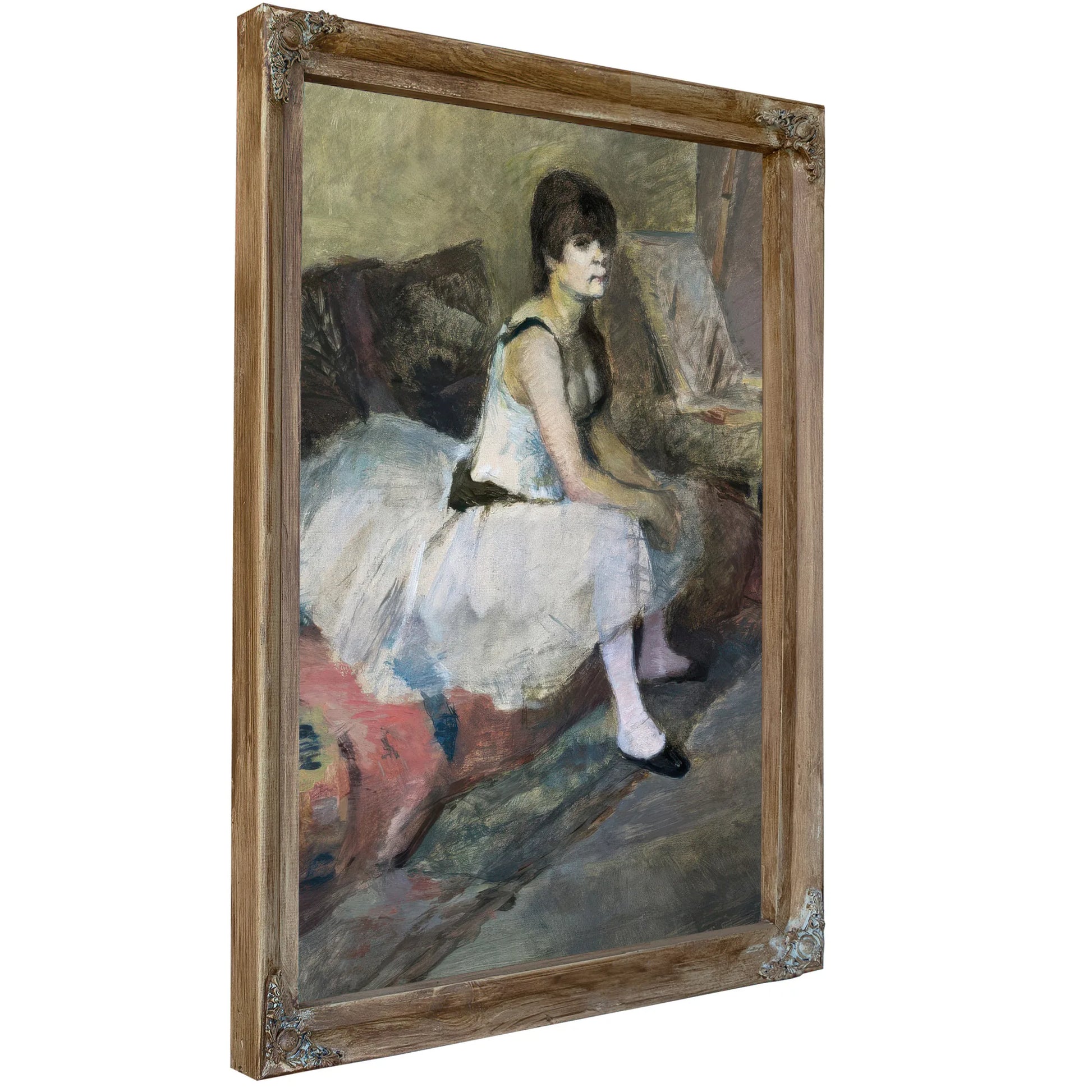 Dancer At Rest By Edgar Degas Fine Art Print