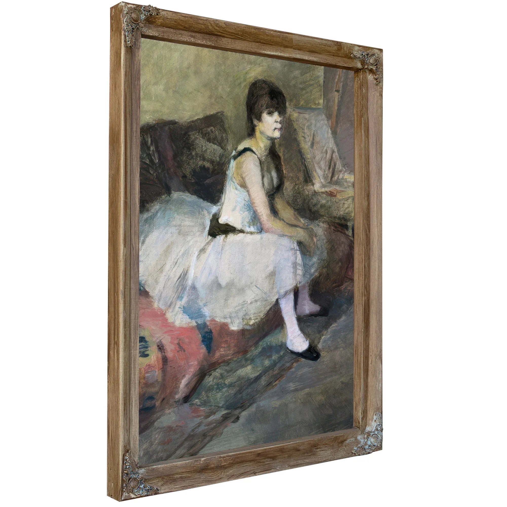Dancer At Rest By Edgar Degas Fine Art Print